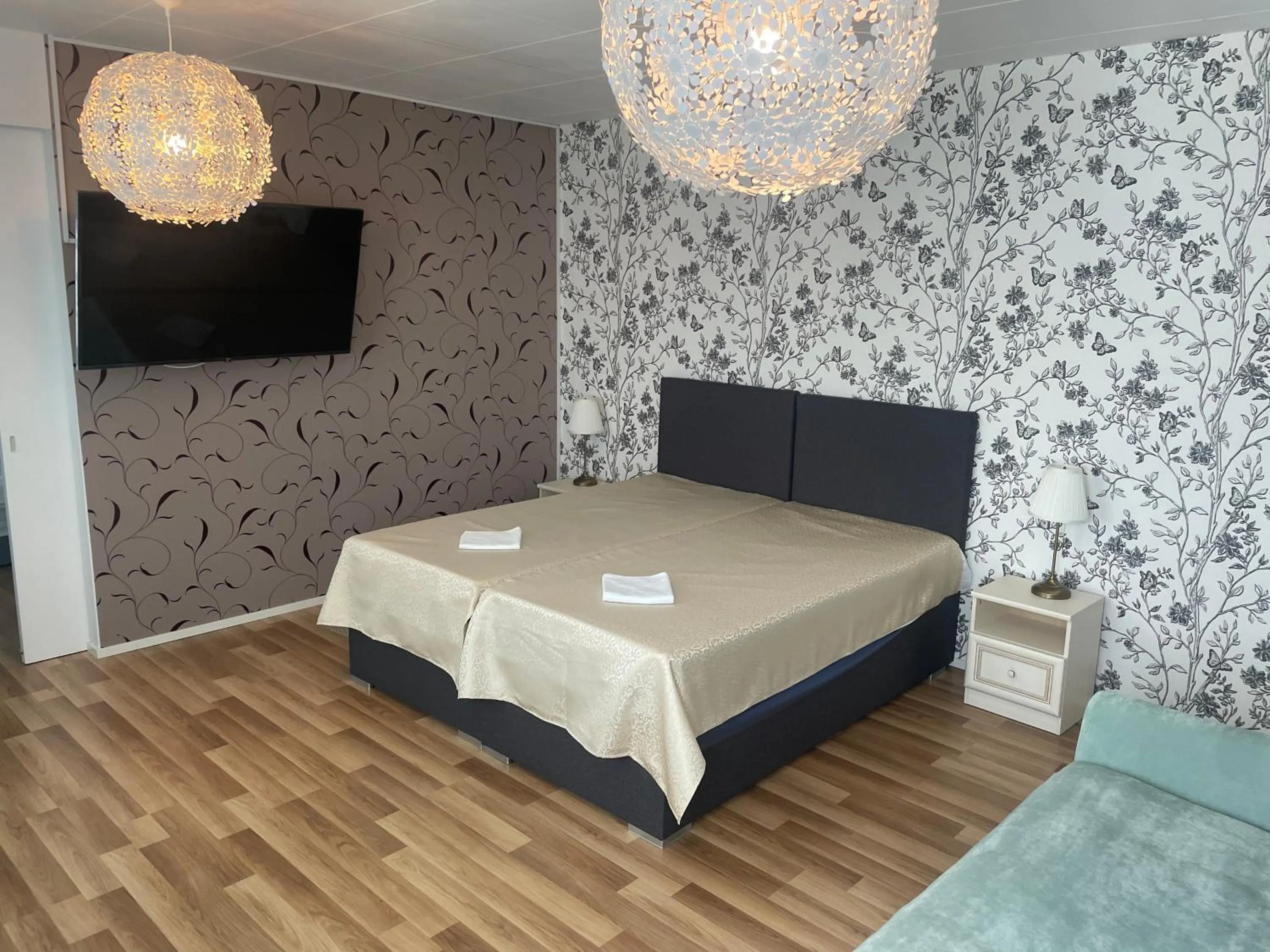 Bed in Hotel Ilomantsi North Star