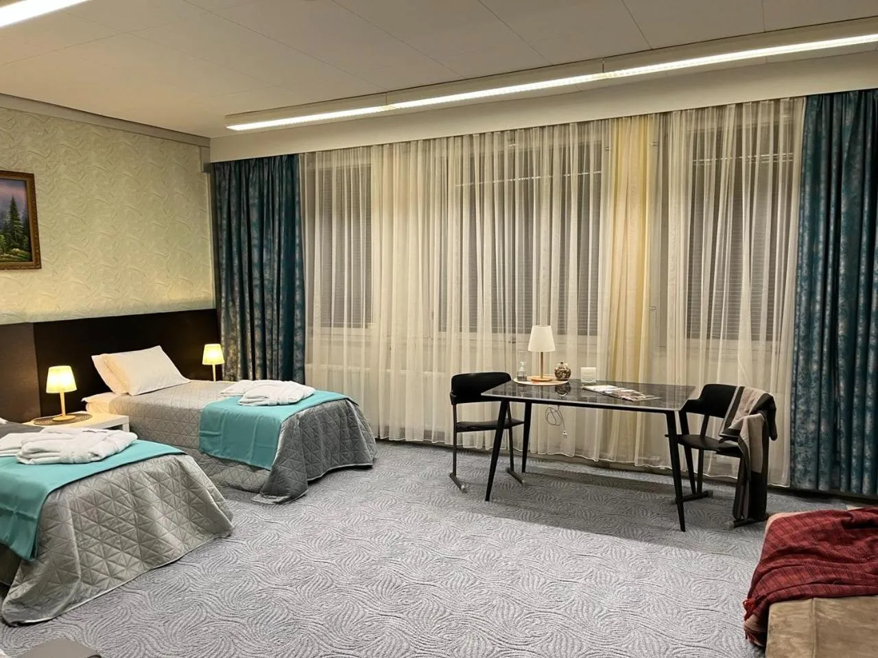 Bed in Hotel Ilomantsi North Star