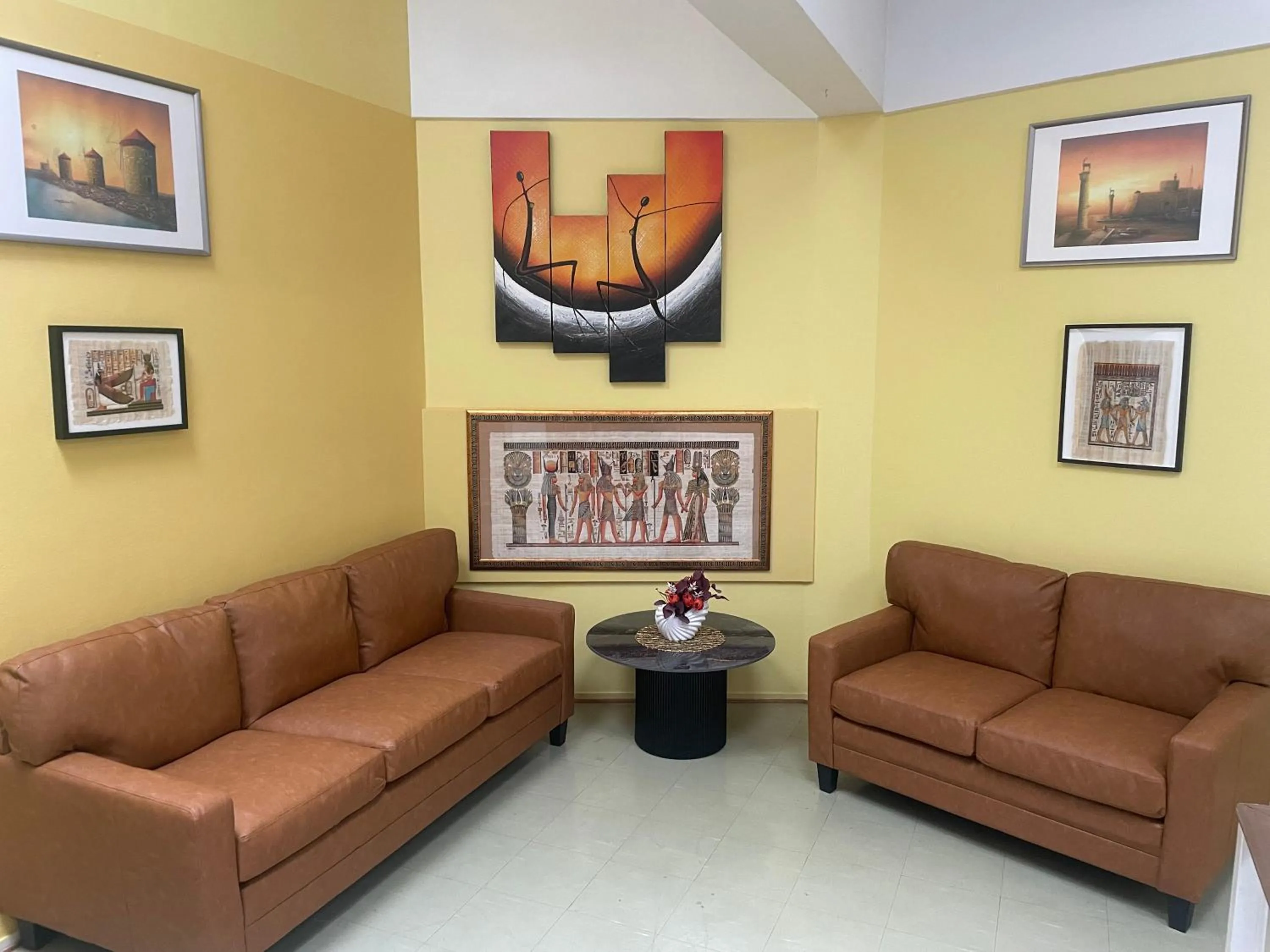 Seating area in Hotel Ilomantsi North Star