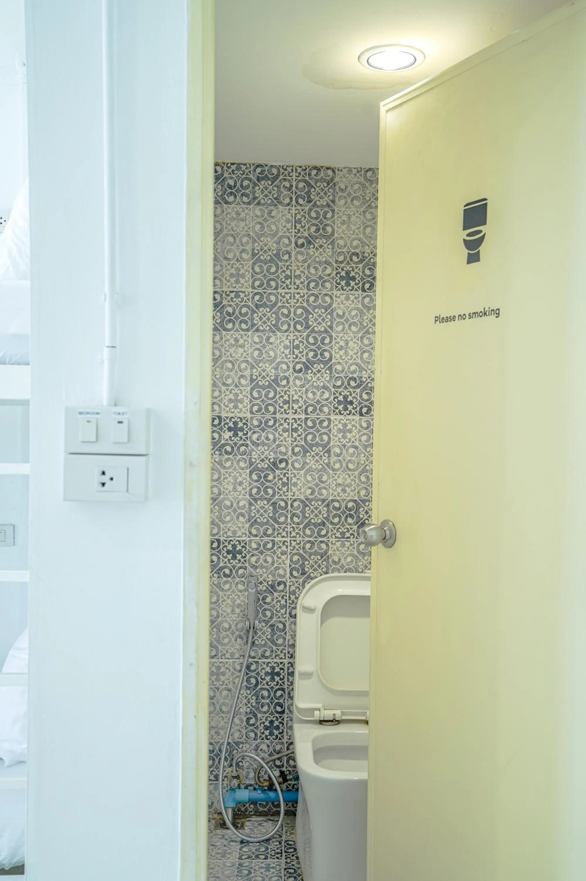 Bathroom in PICCOLO SUKHUMVIT HOSTEL- Self check-in after 6 pm