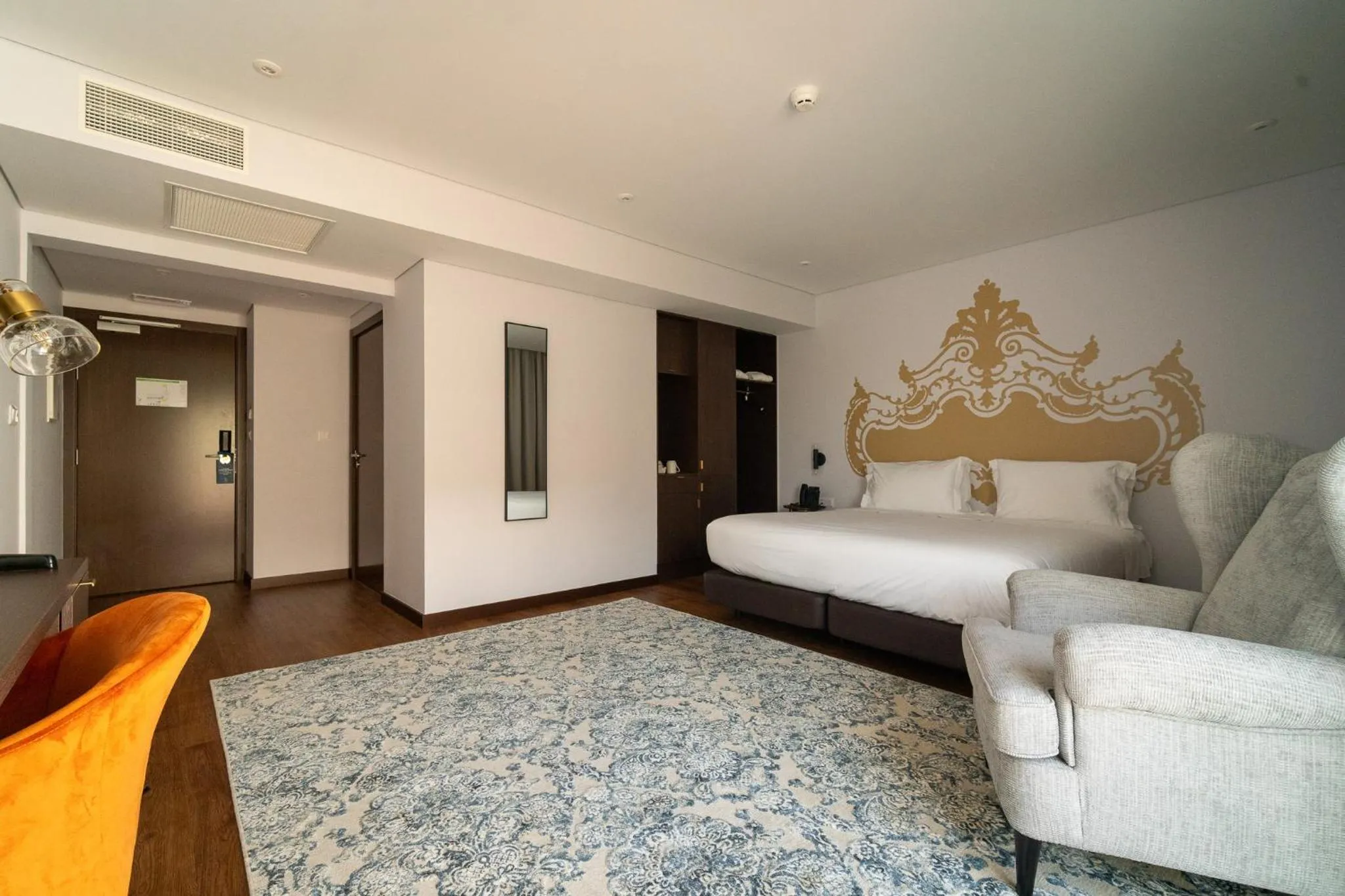 Bed in Palacio Santa Catarina Hotel