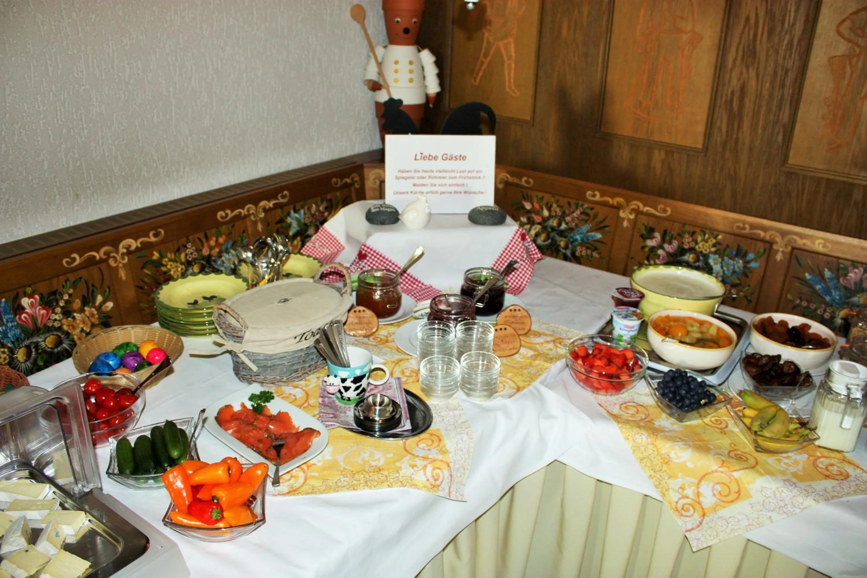 Buffet breakfast in Hotel Panorama