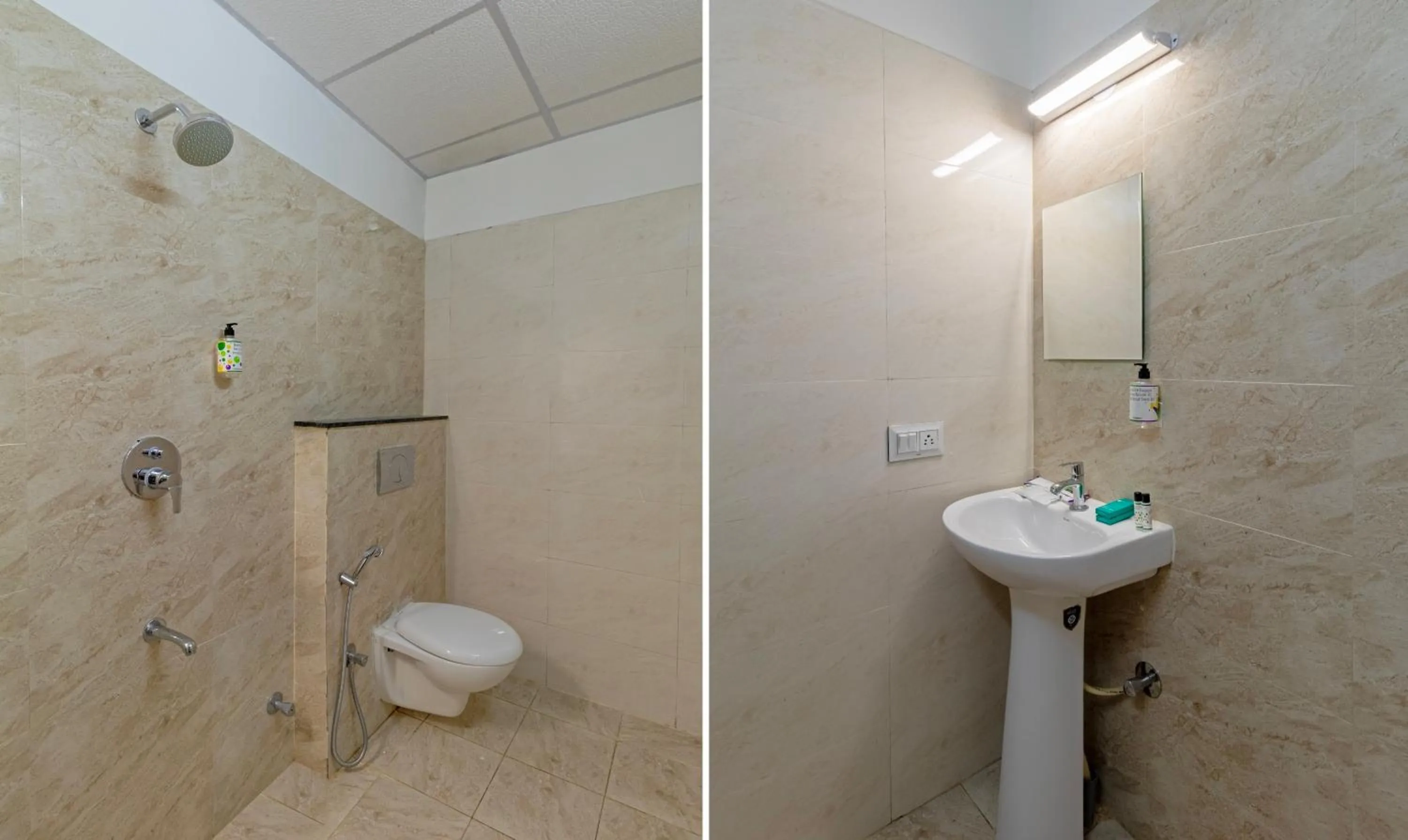 Bathroom in Treebo Raghavendra Tranquil Inn Bellandur