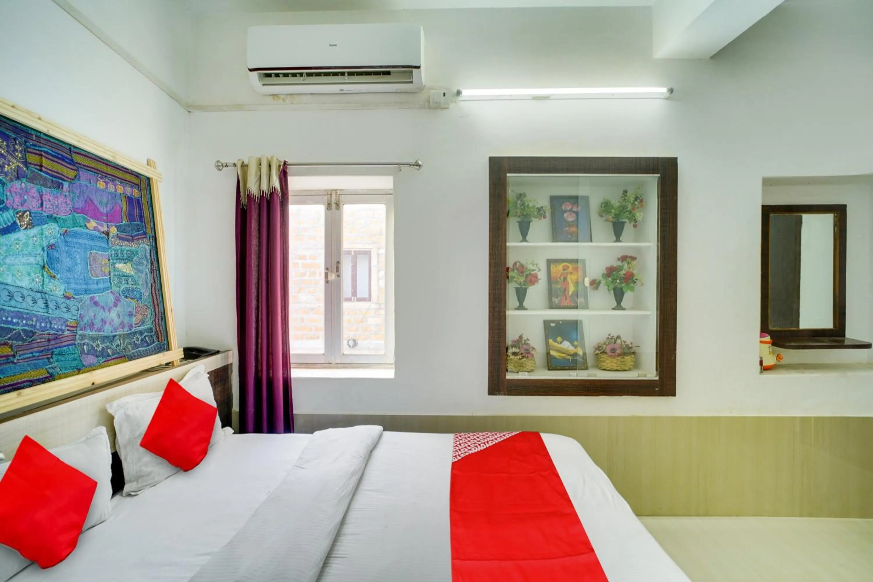 Bedroom, Bed in Hotel O Jaisalmer Heritage Haveli