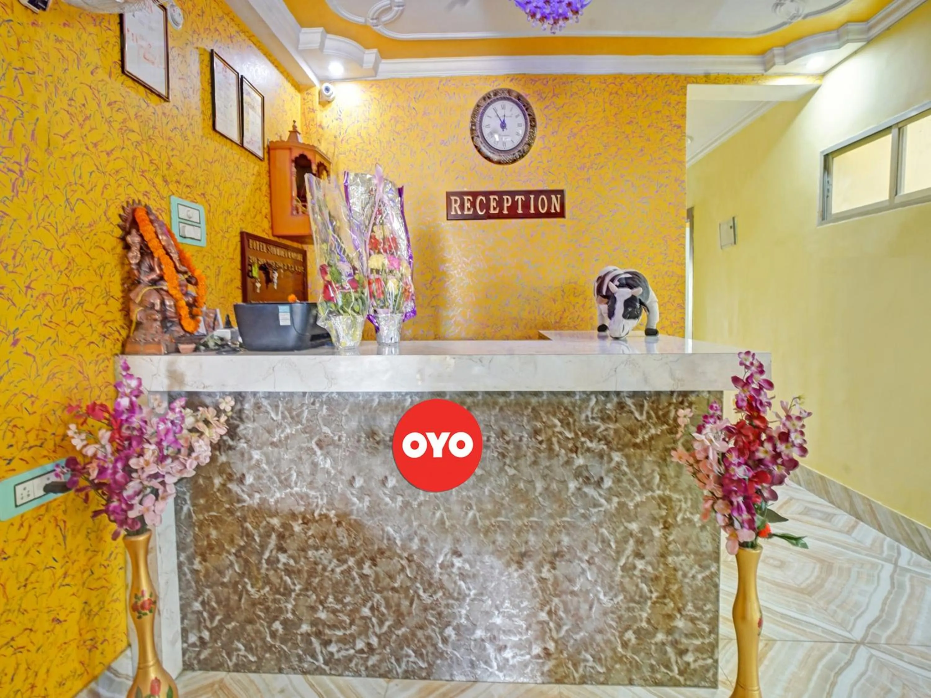 Lobby or reception in Hotel o Novelty Garden