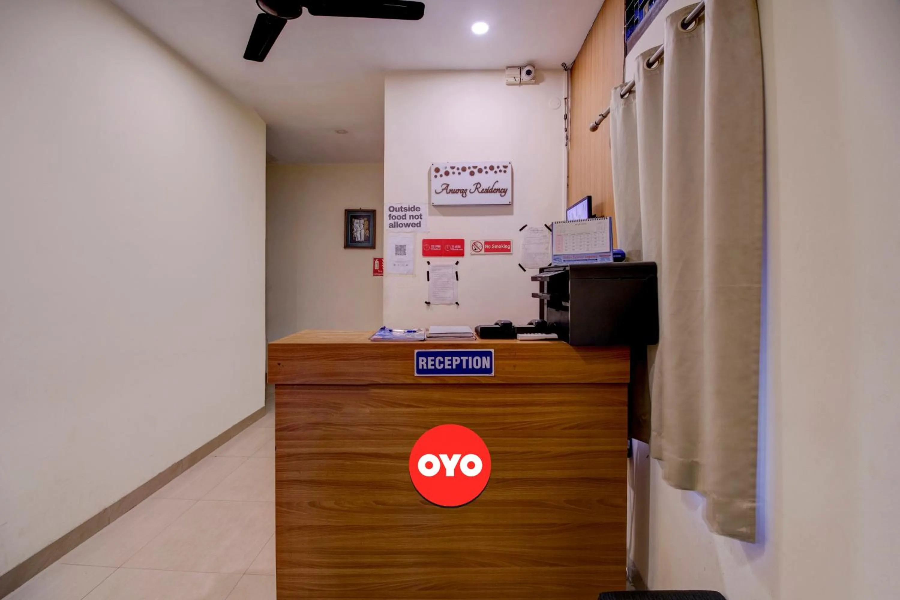 Lobby or reception in Hotel O Hill View Residency near ACA Stadium