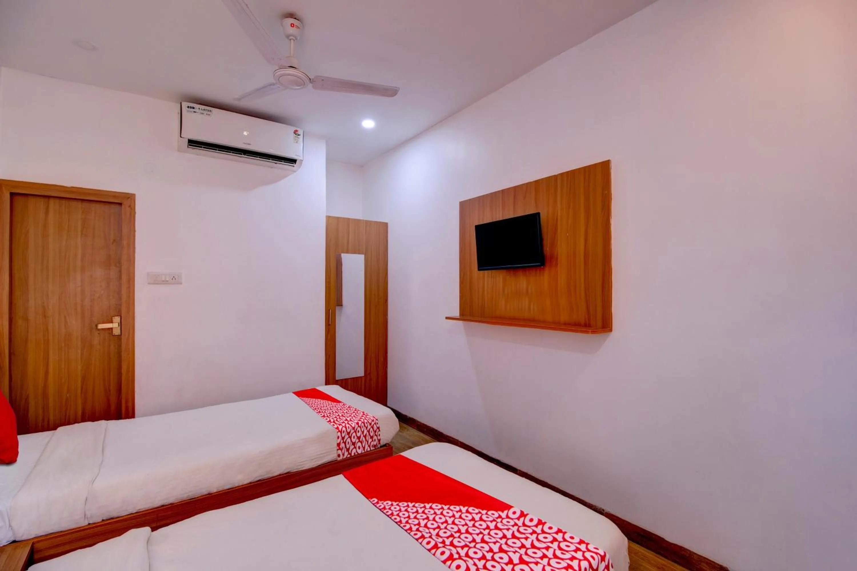 Bedroom, Bed in Hotel O Hill View Residency near ACA Stadium
