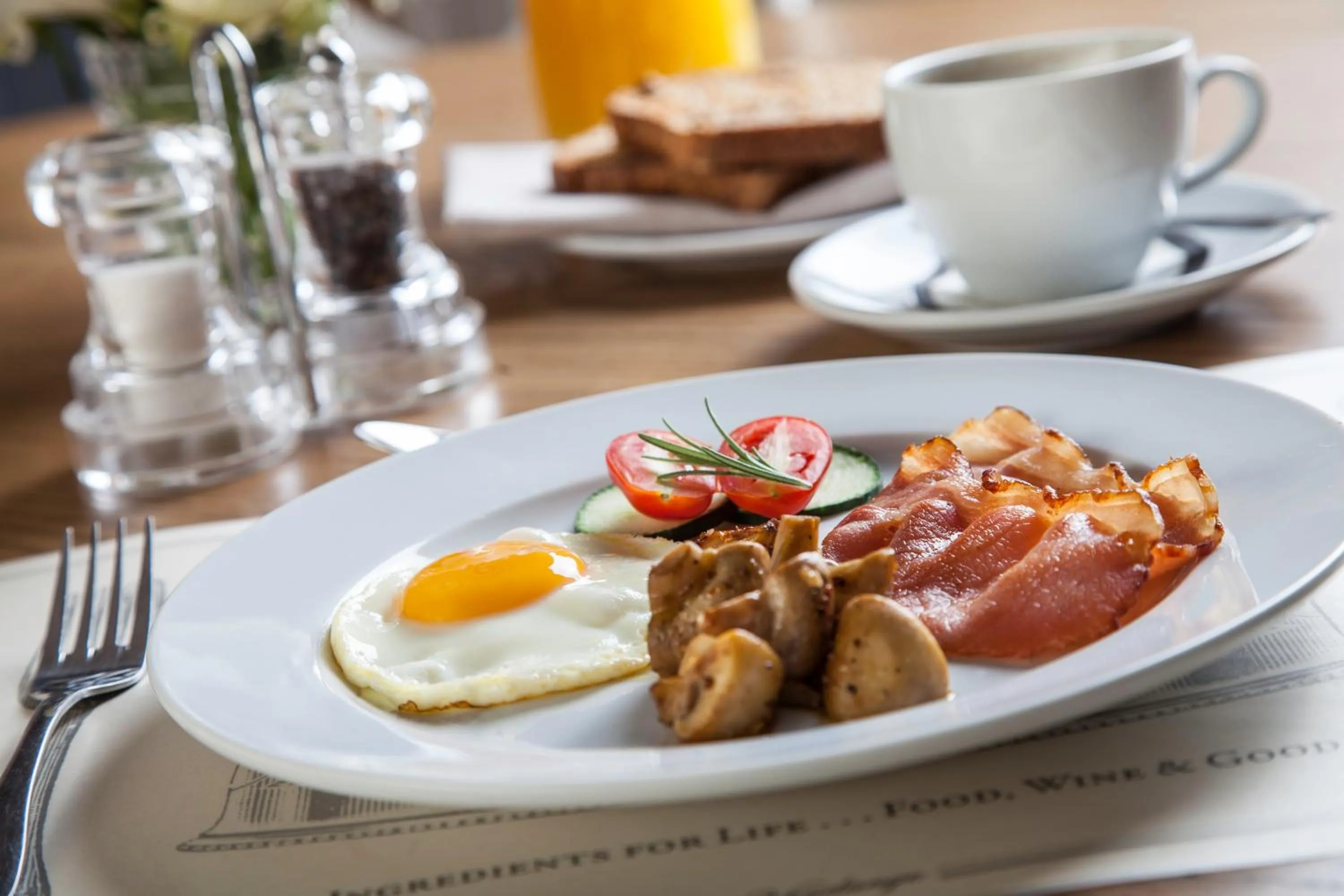 English/Irish breakfast in Avenues Guest House