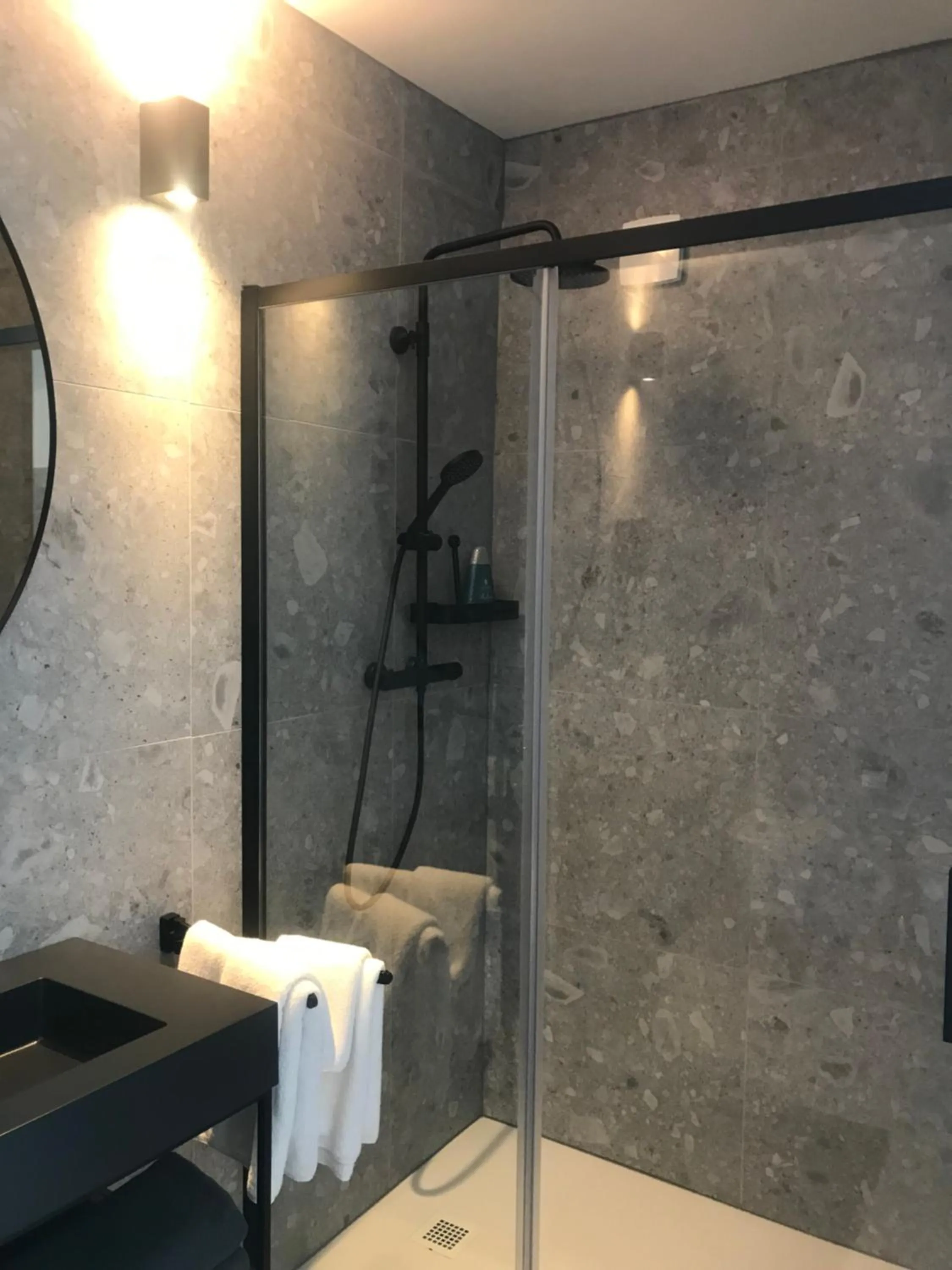 Shower in Sotto La Vigna Charm Stay Adult only vacation Balcony suite