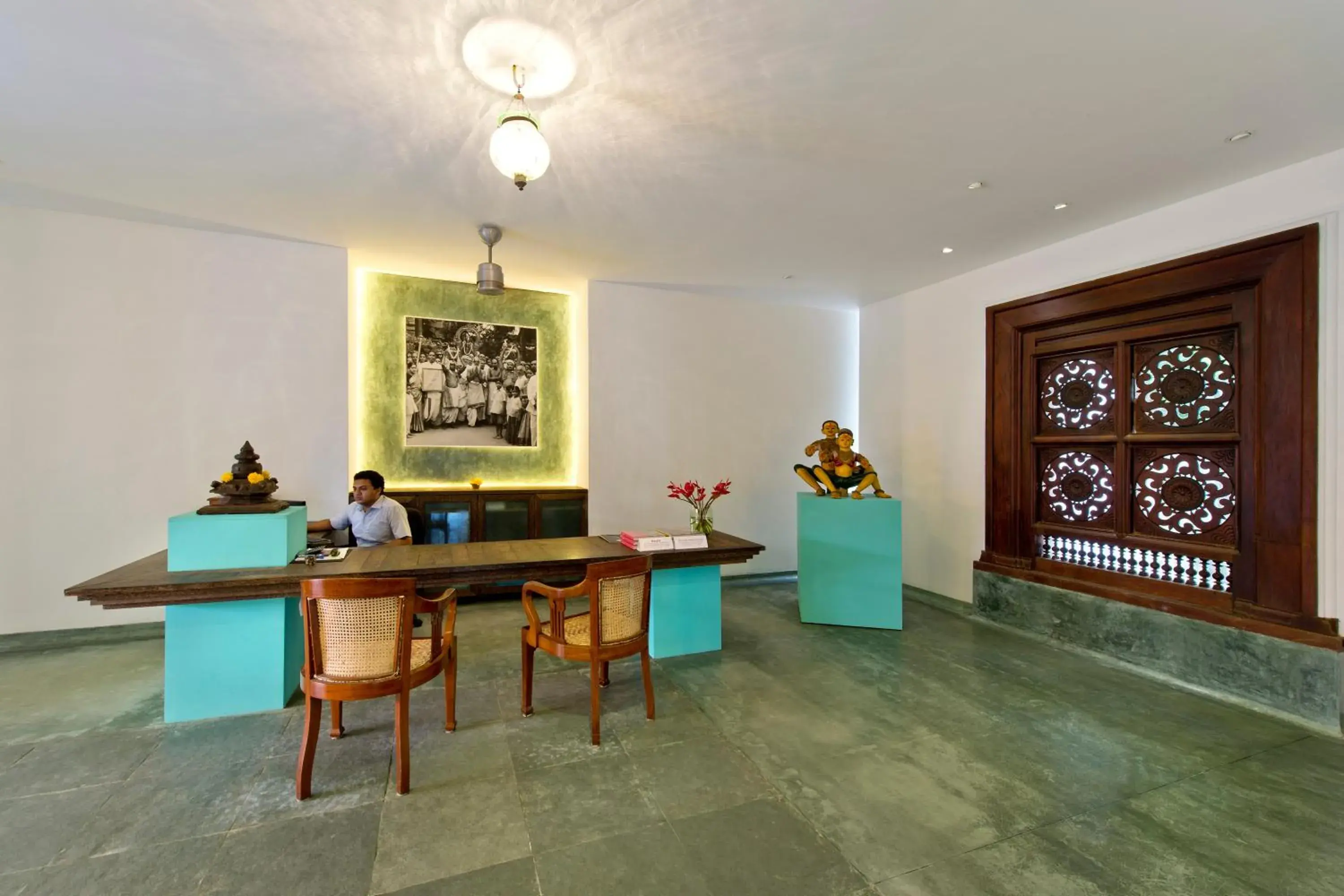 Lobby or reception in Purity at Lake Vembanad Lobby or reception in Purity at Lake Vembanad