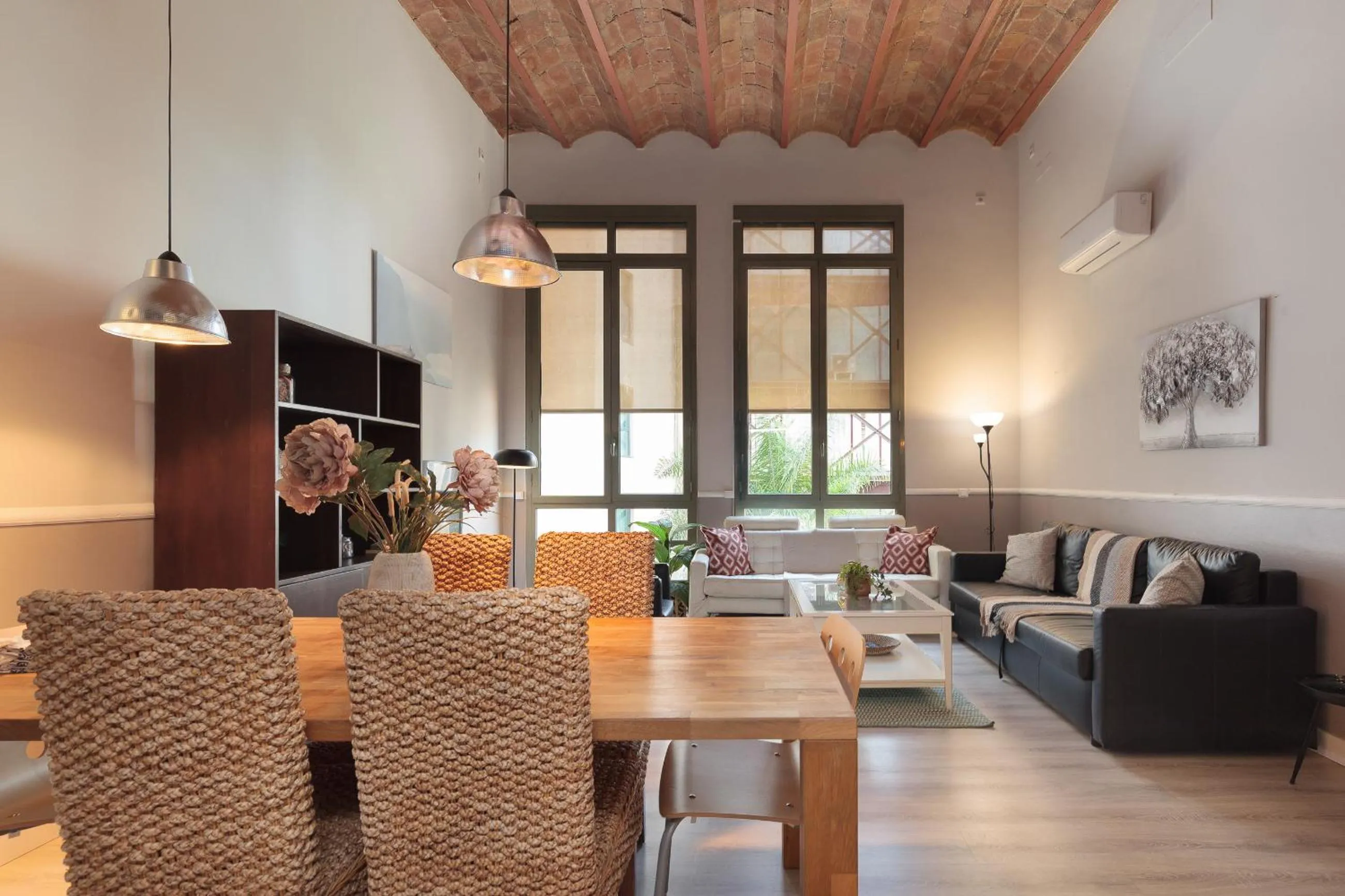 Living room in LetsGo Paseo de Gracia