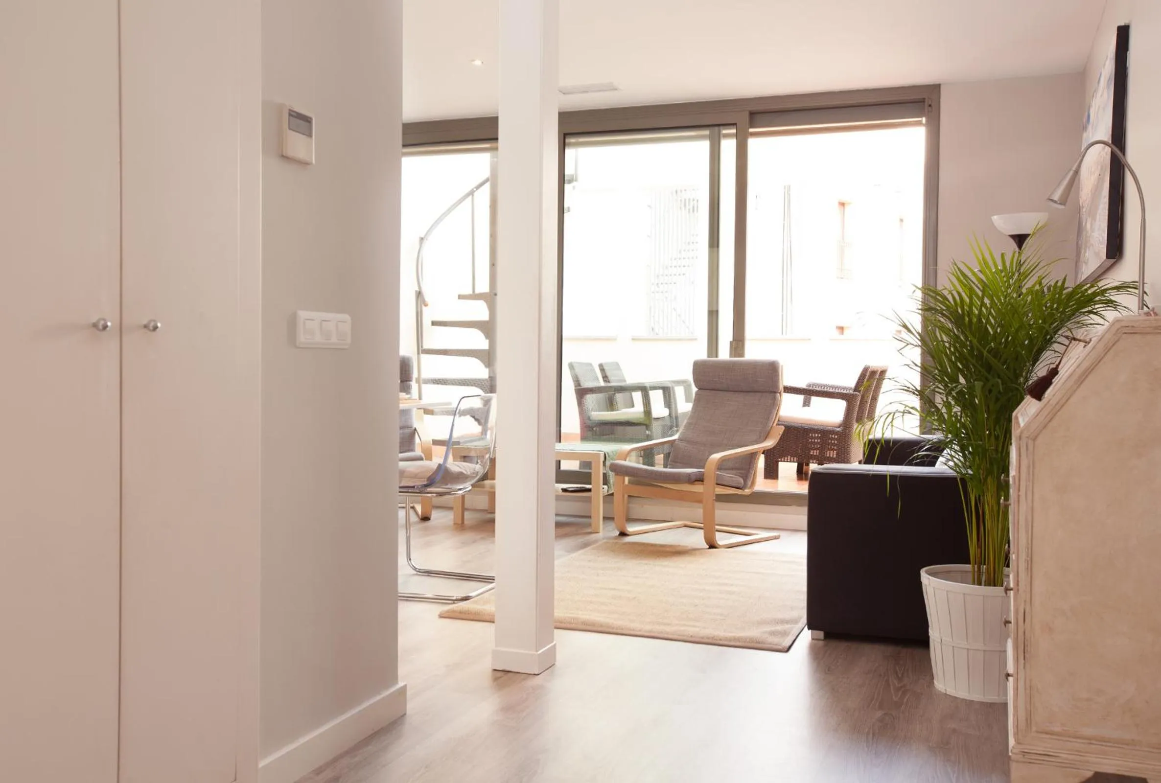 Living room in LetsGo Paseo de Gracia