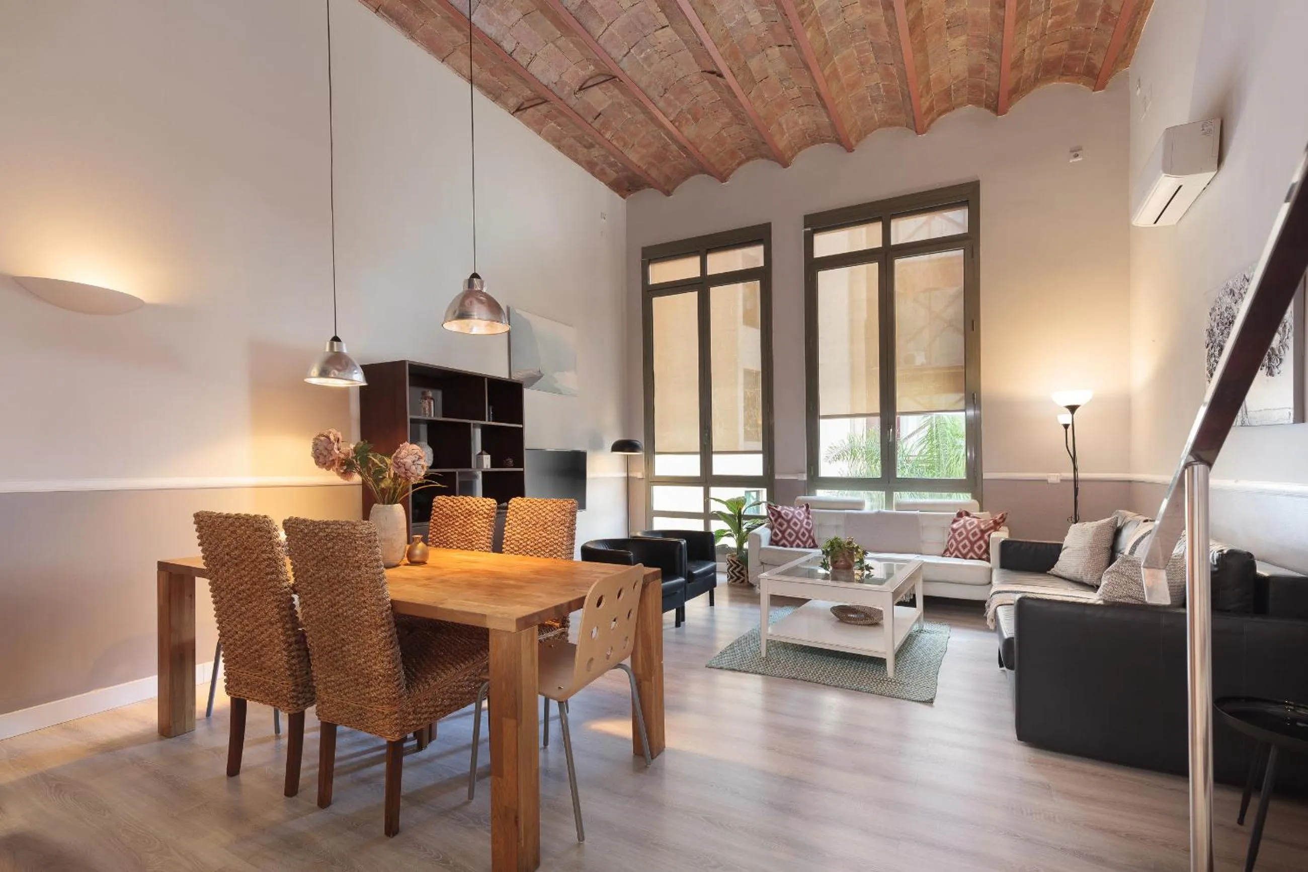 Living room in LetsGo Paseo de Gracia