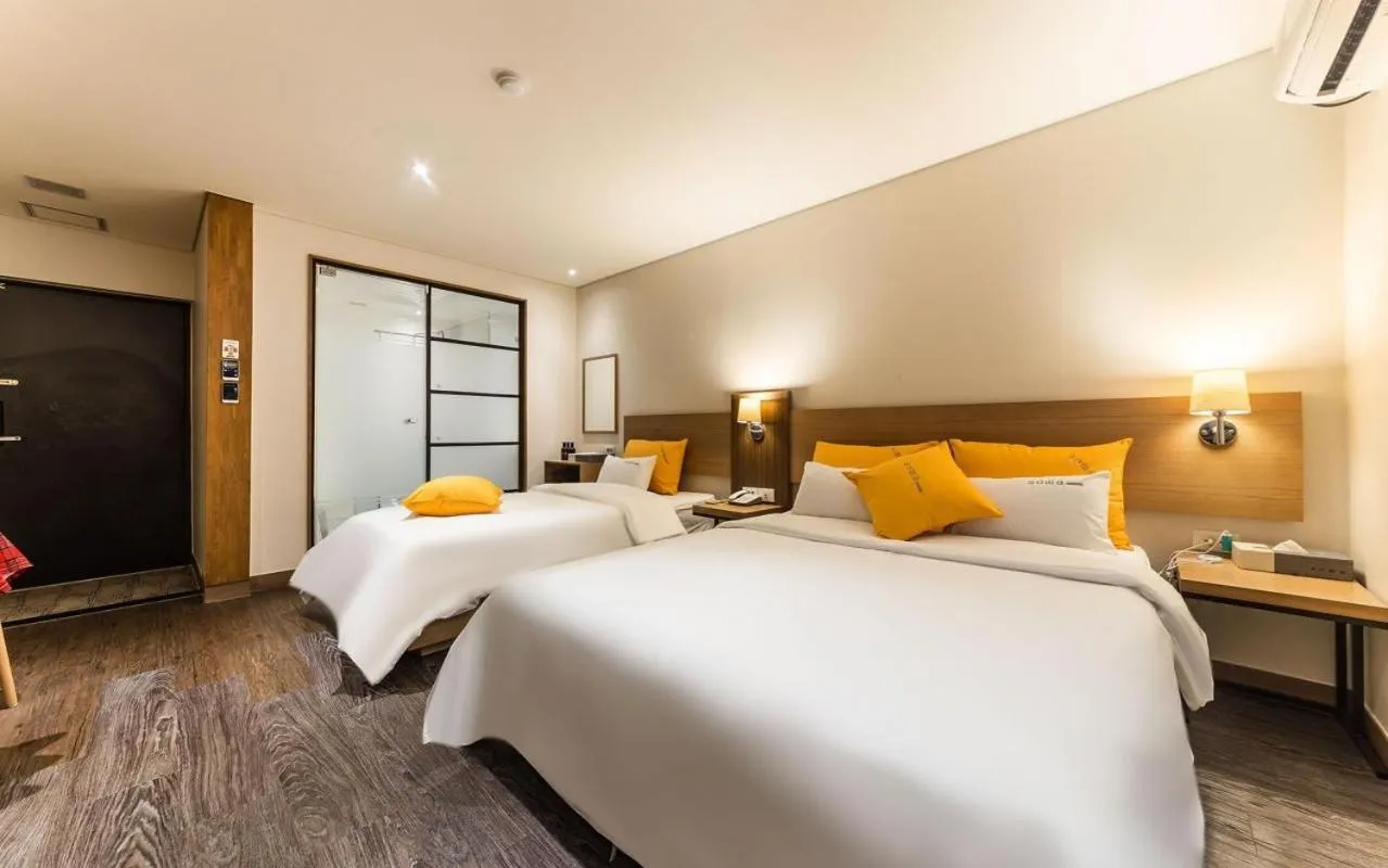 Bed in Incheon Soma Hotel