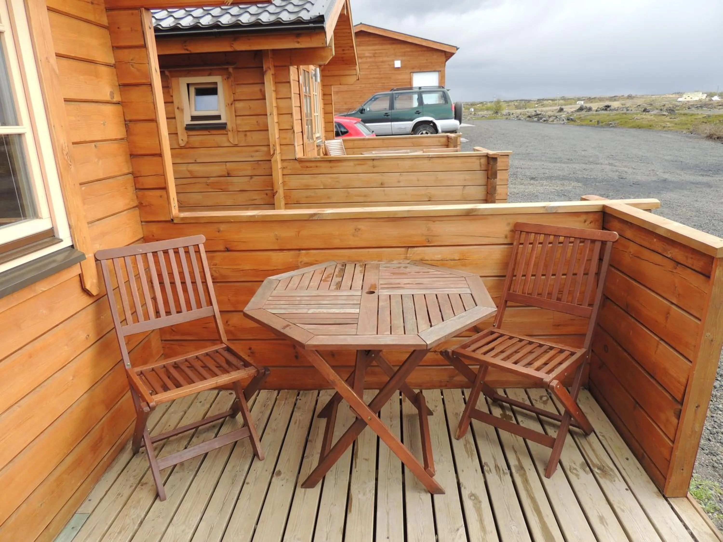 Balcony/Terrace in Dimmuborgir Guesthouse