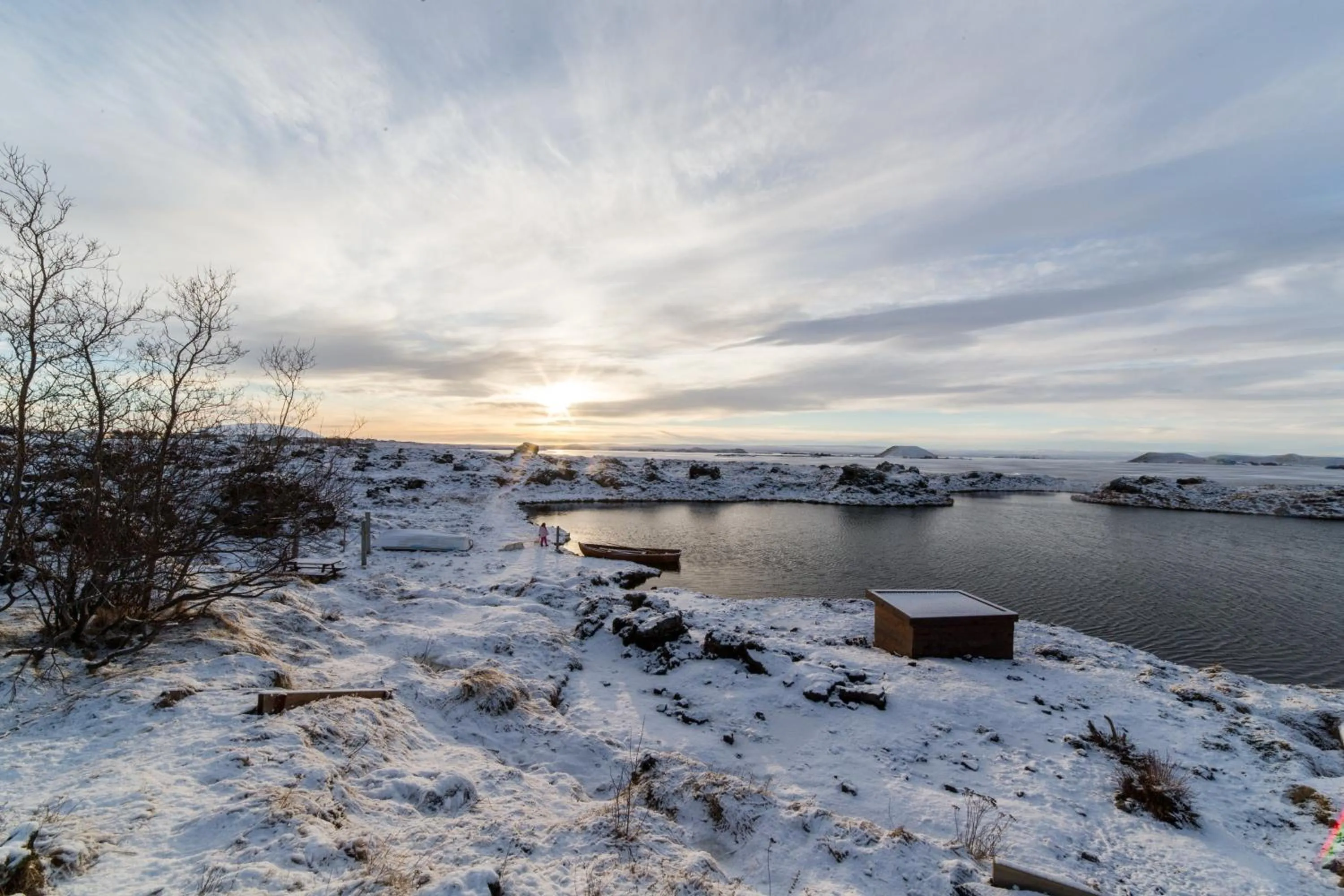 Natural landscape in Dimmuborgir Guesthouse