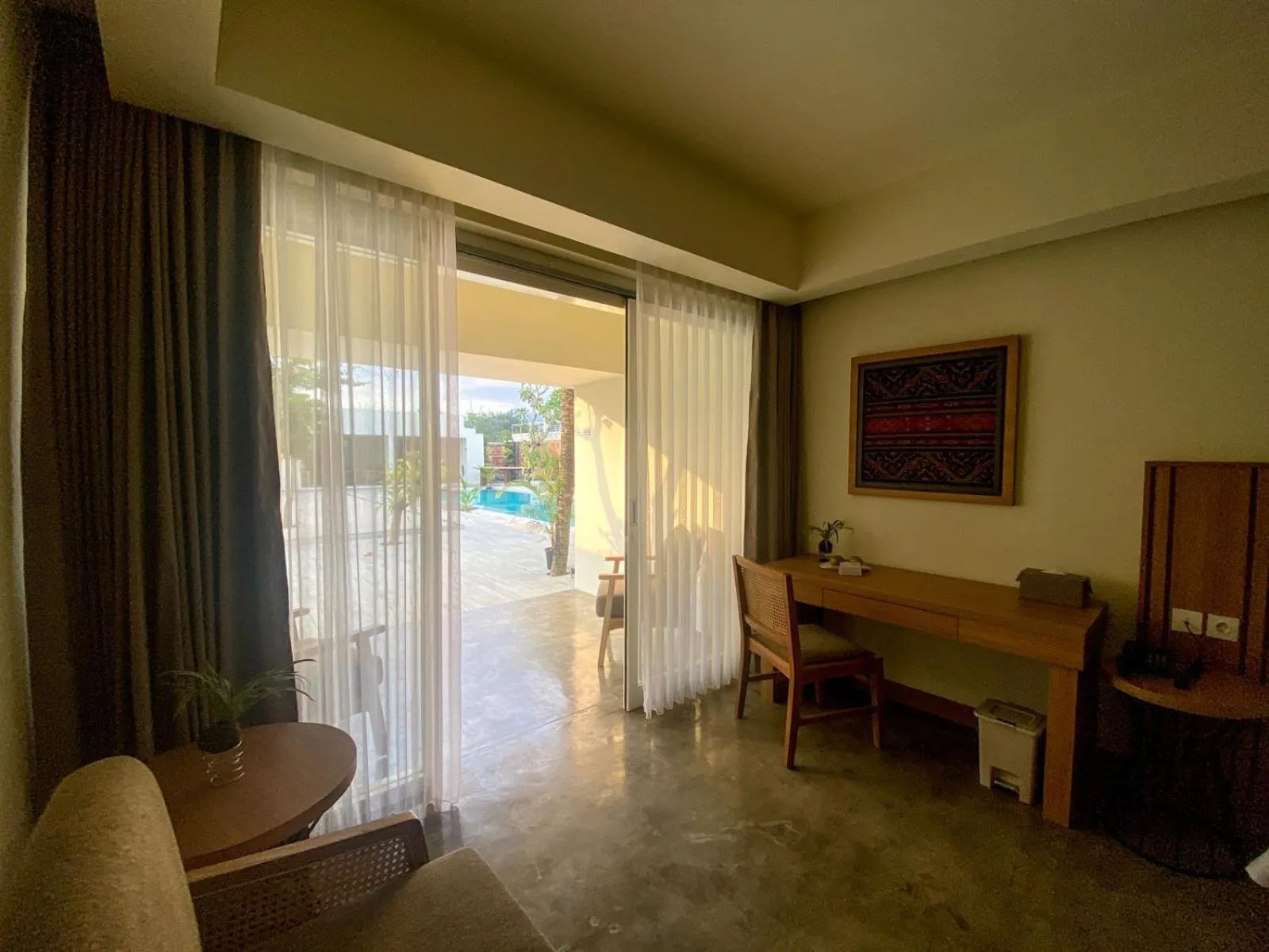 Pool view in Ayom Suite