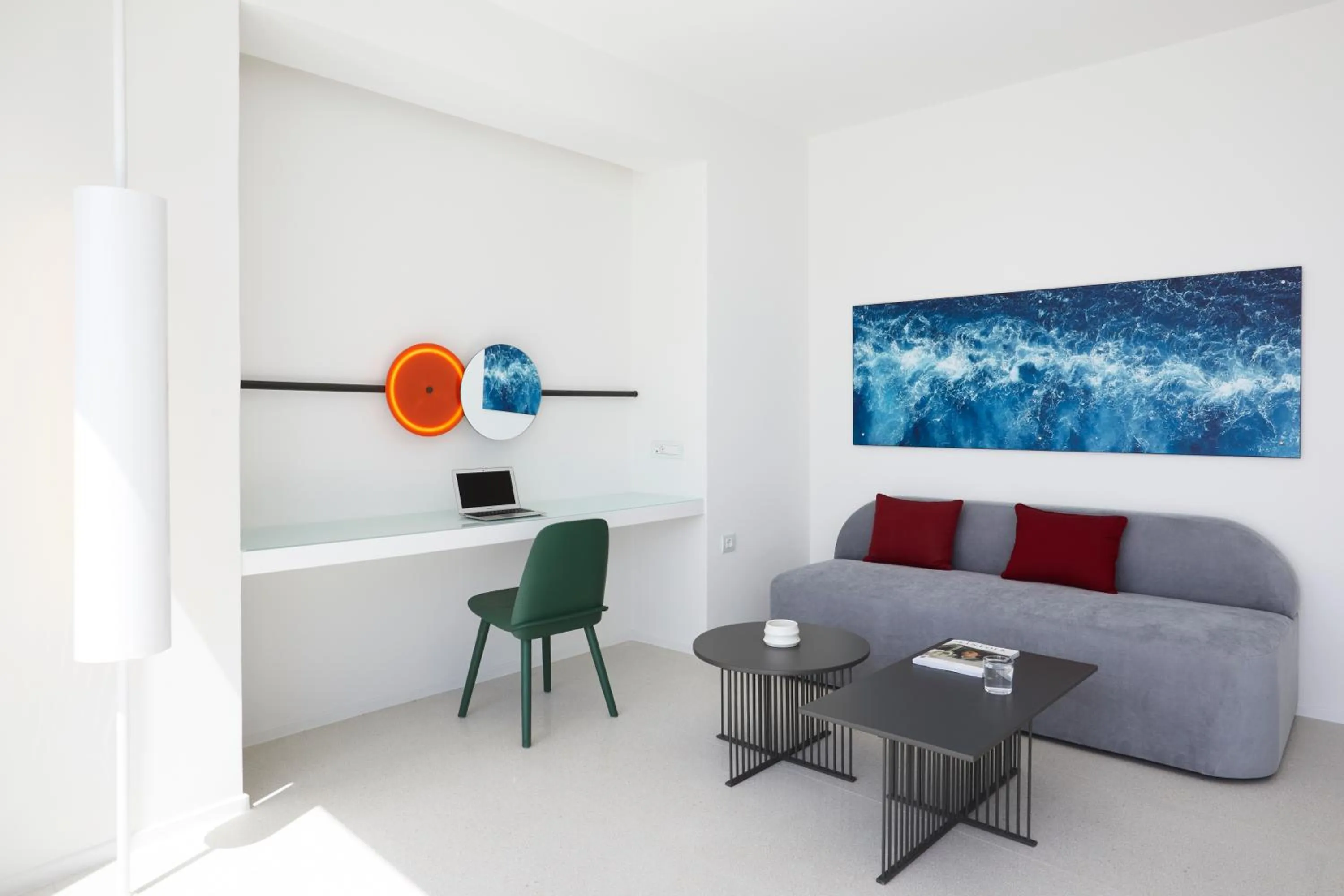 Seating area in Alti Santorini Suites - Caldera View