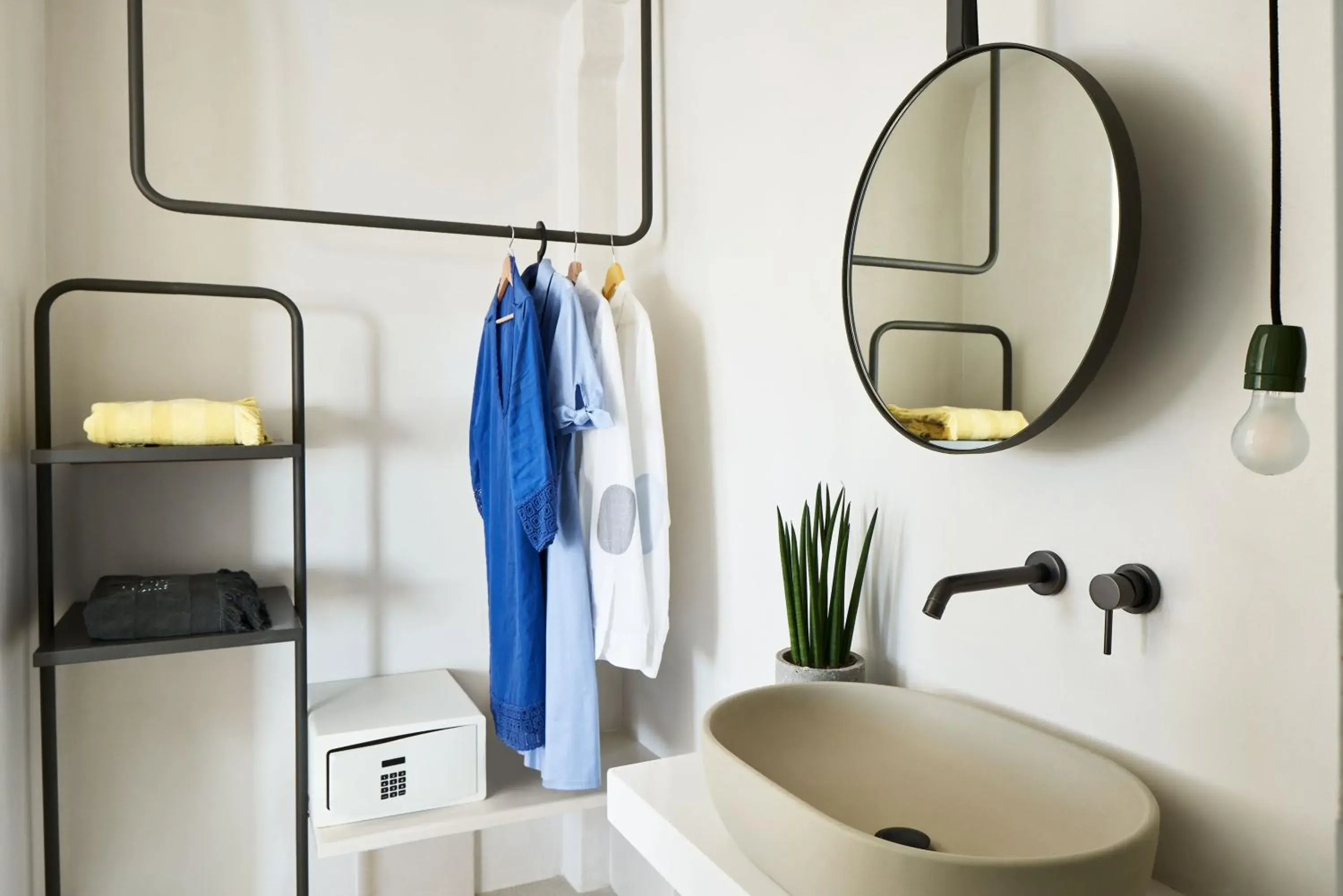 Bathroom in Alti Santorini Suites - Caldera View Bathroom in Alti Santorini Suites - Caldera View