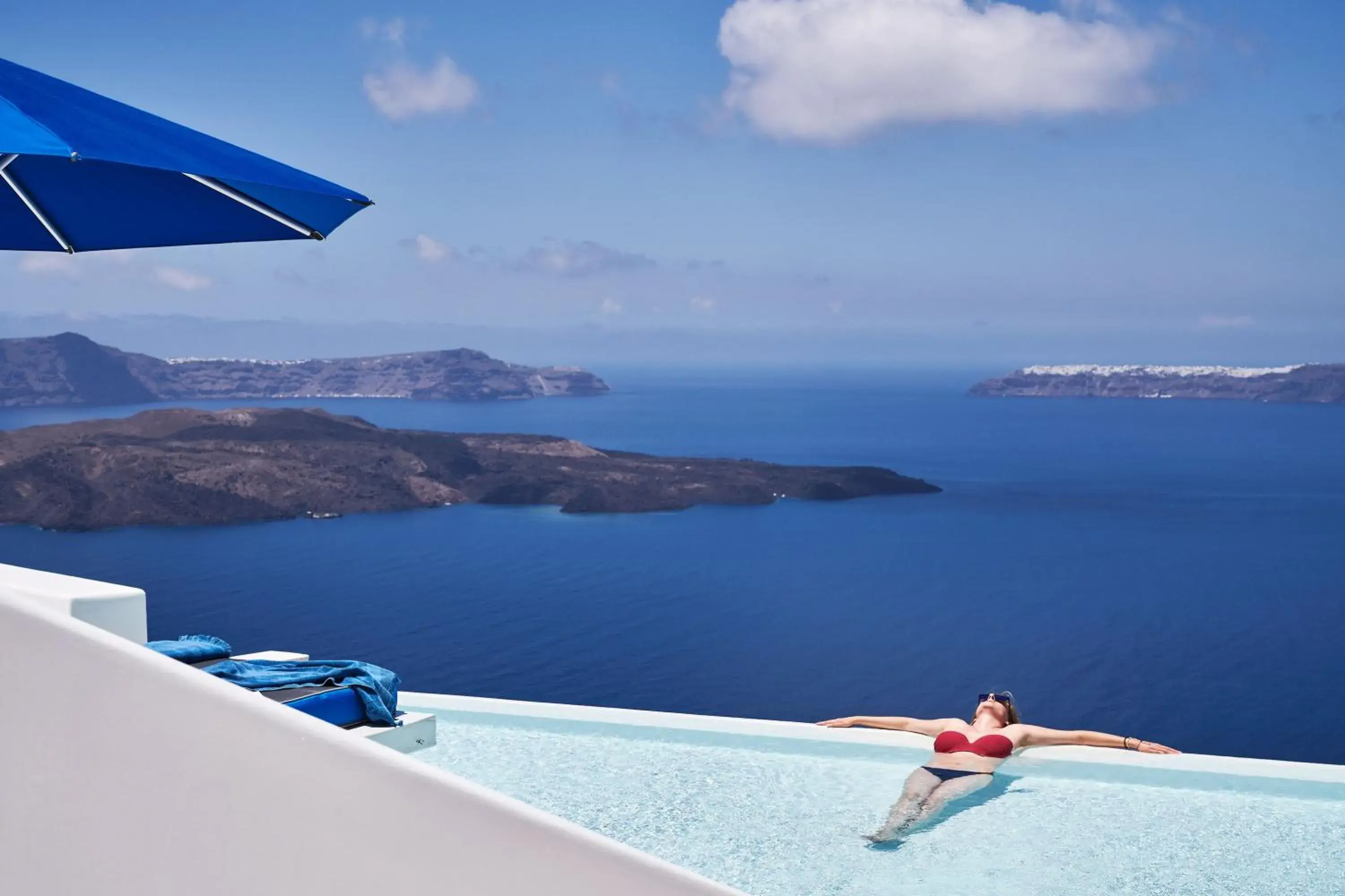 Landmark view in Alti Santorini Suites - Caldera View Landmark view in Alti Santorini Suites - Caldera View