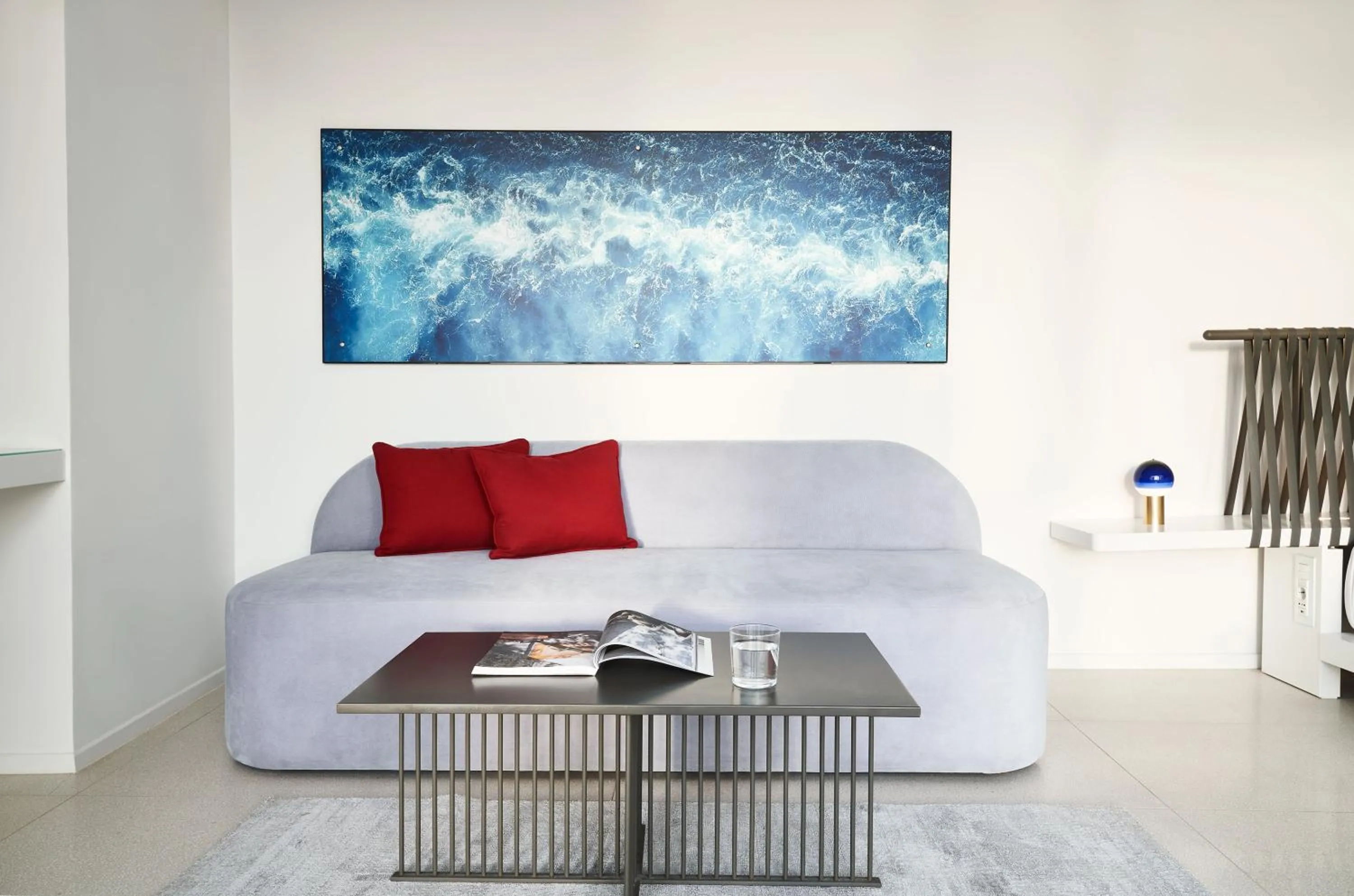 Seating area in Alti Santorini Suites - Caldera View