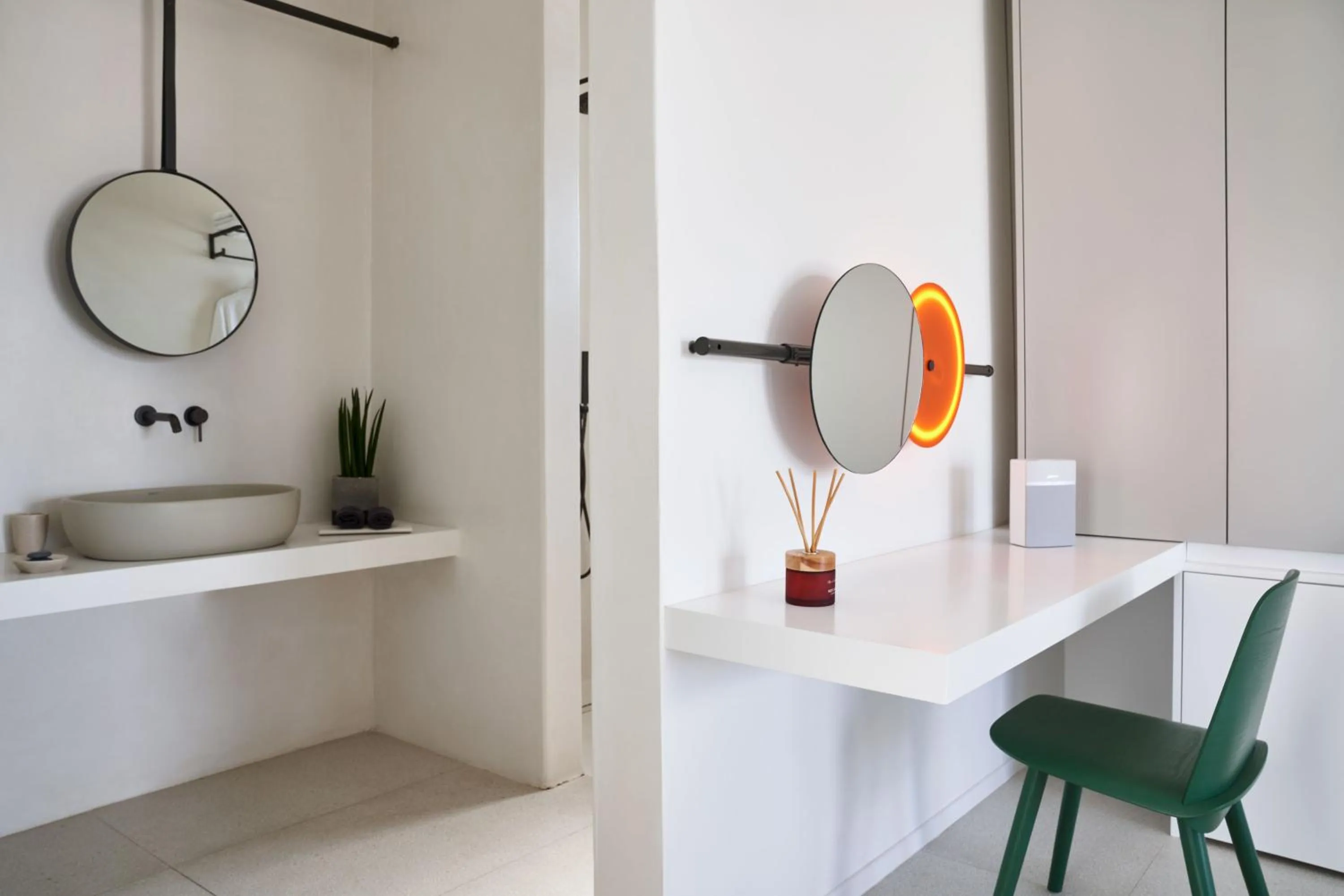 Seating area in Alti Santorini Suites - Caldera View