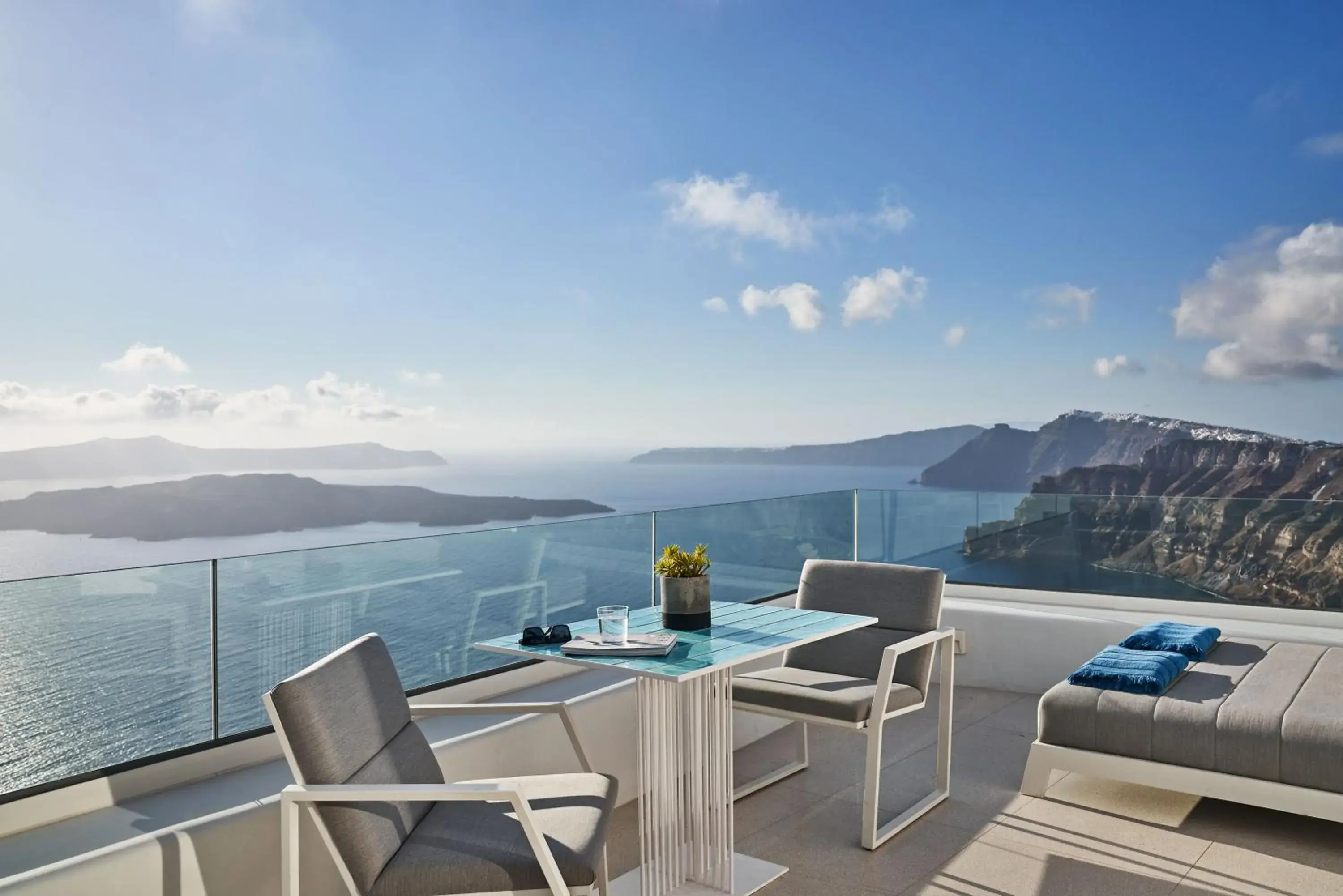 Balcony/Terrace in Alti Santorini Suites - Caldera View Balcony/Terrace in Alti Santorini Suites - Caldera View