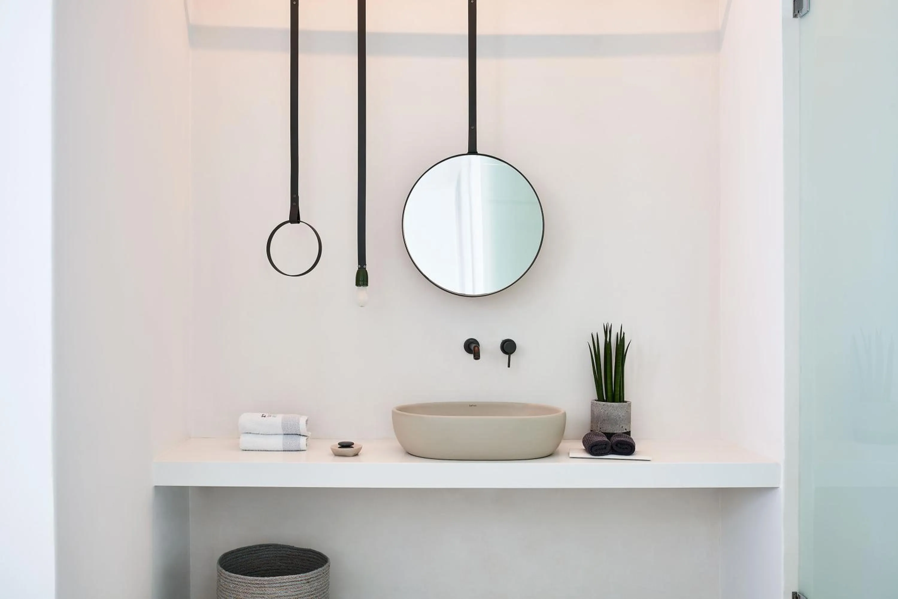 Bathroom in Alti Santorini Suites - Caldera View