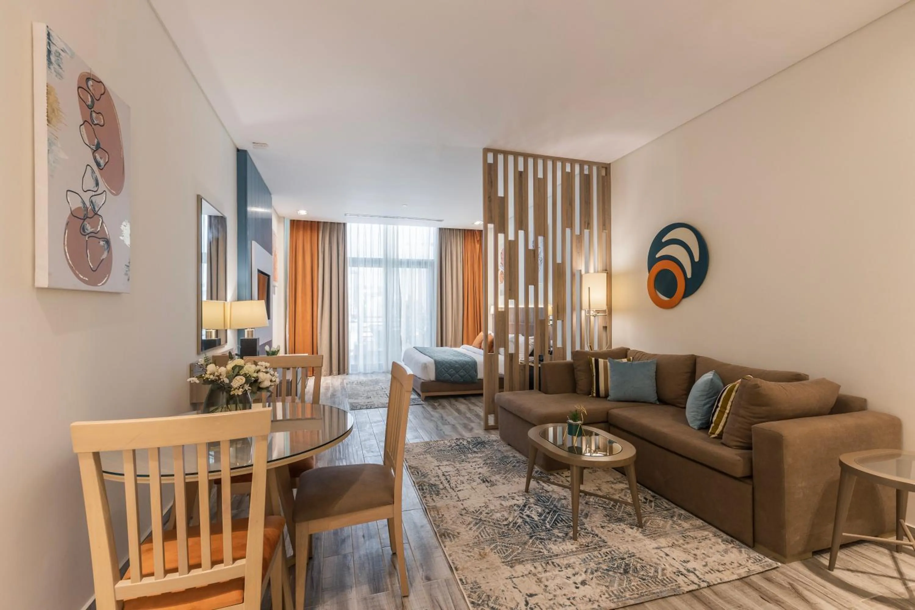 Seating area in Gewan White Beach Resort-New Alamein