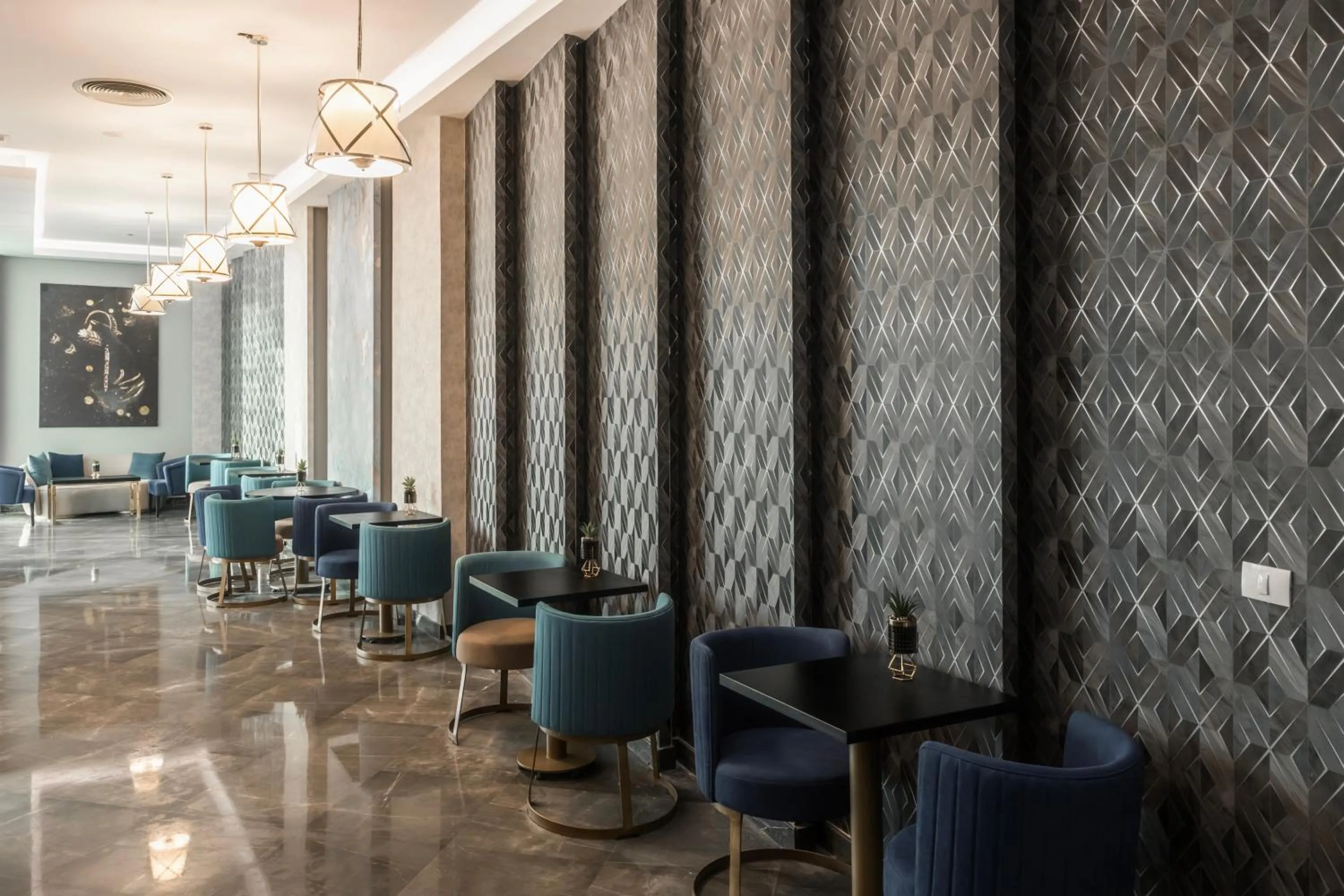 Lounge or bar in Gewan White Beach Resort-New Alamein