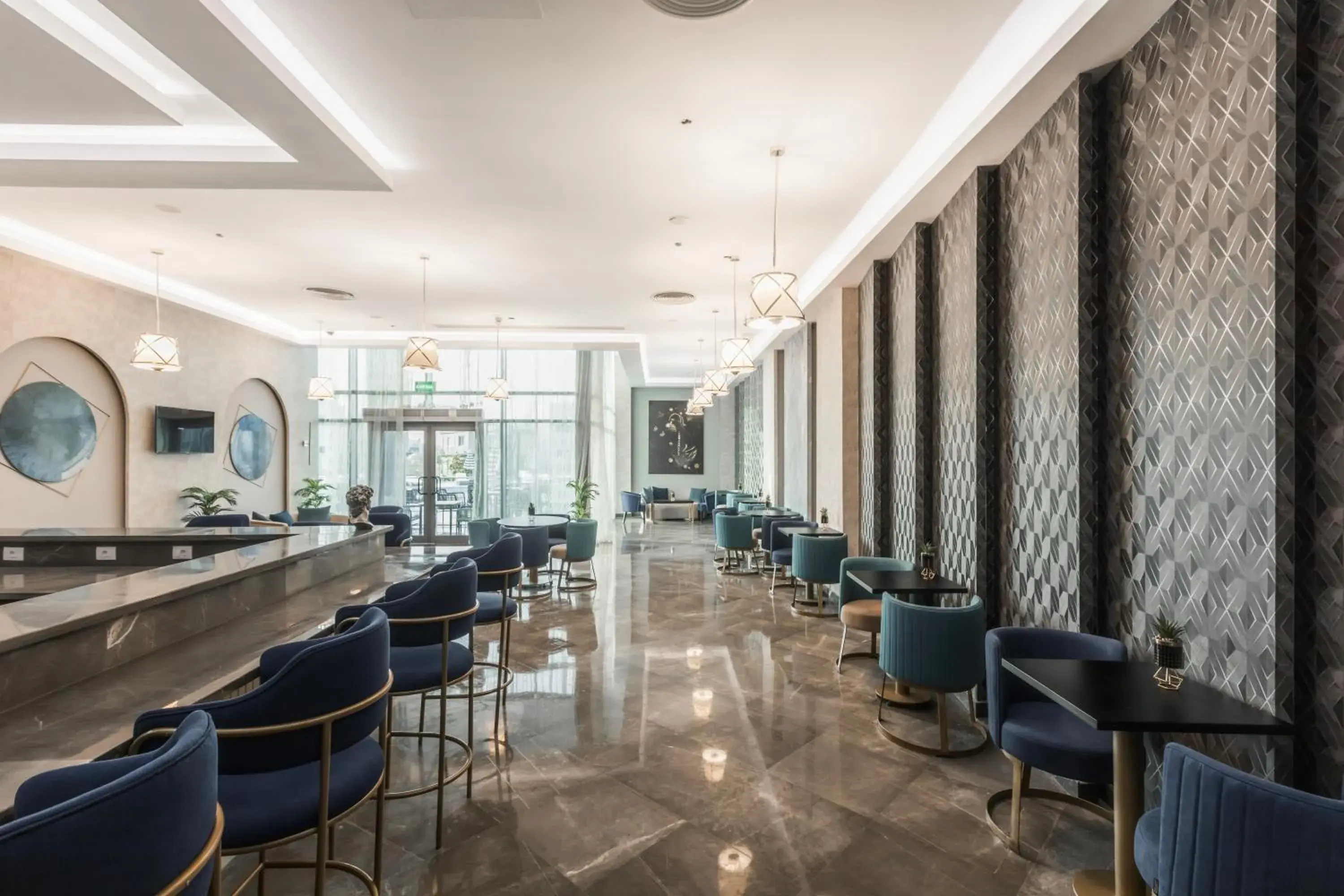 Lounge or bar in Gewan White Beach Resort-New Alamein Lounge or bar in Gewan White Beach Resort-New Alamein