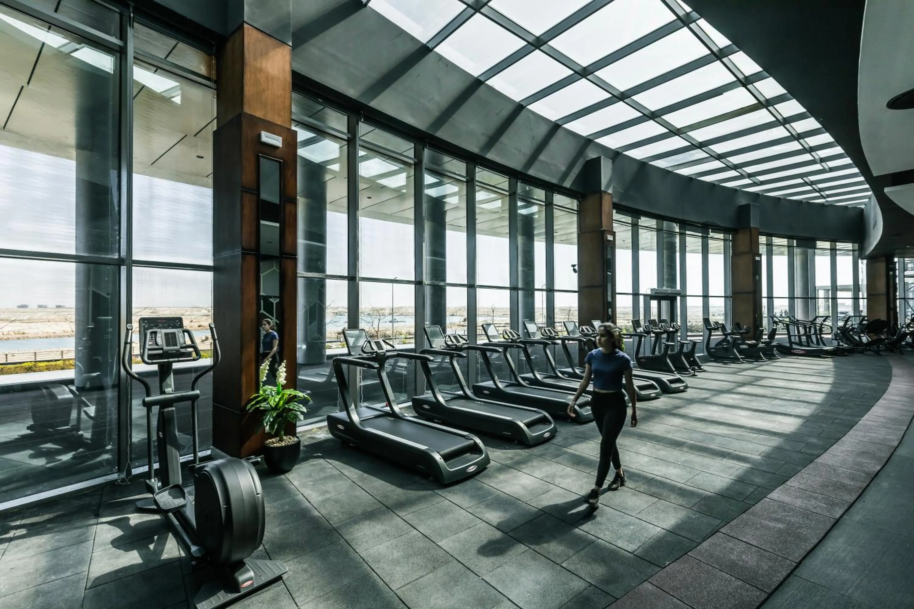 Fitness centre/facilities in Gewan White Beach Resort-New Alamein