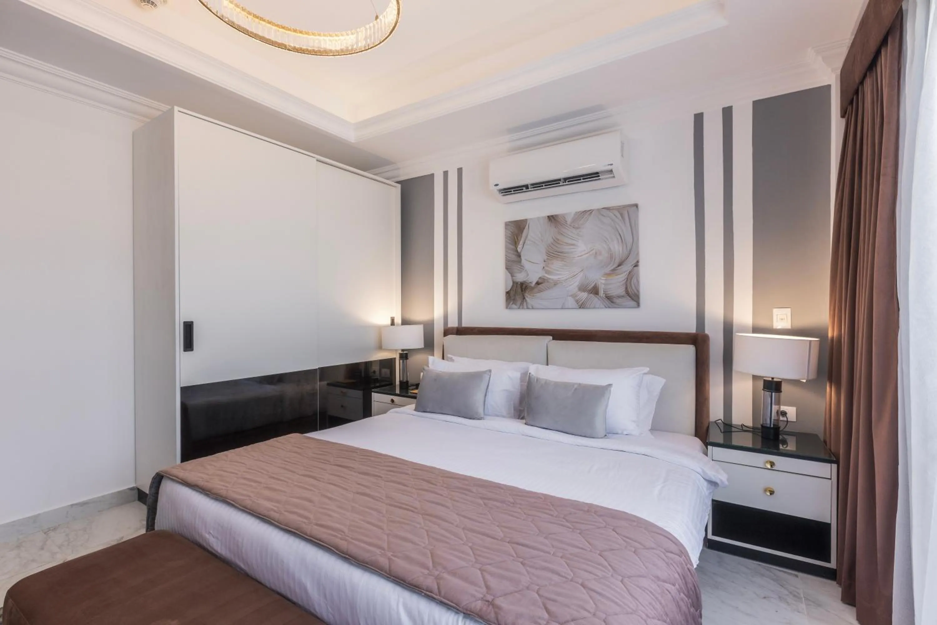 Bed in Gewan White Beach Resort-New Alamein