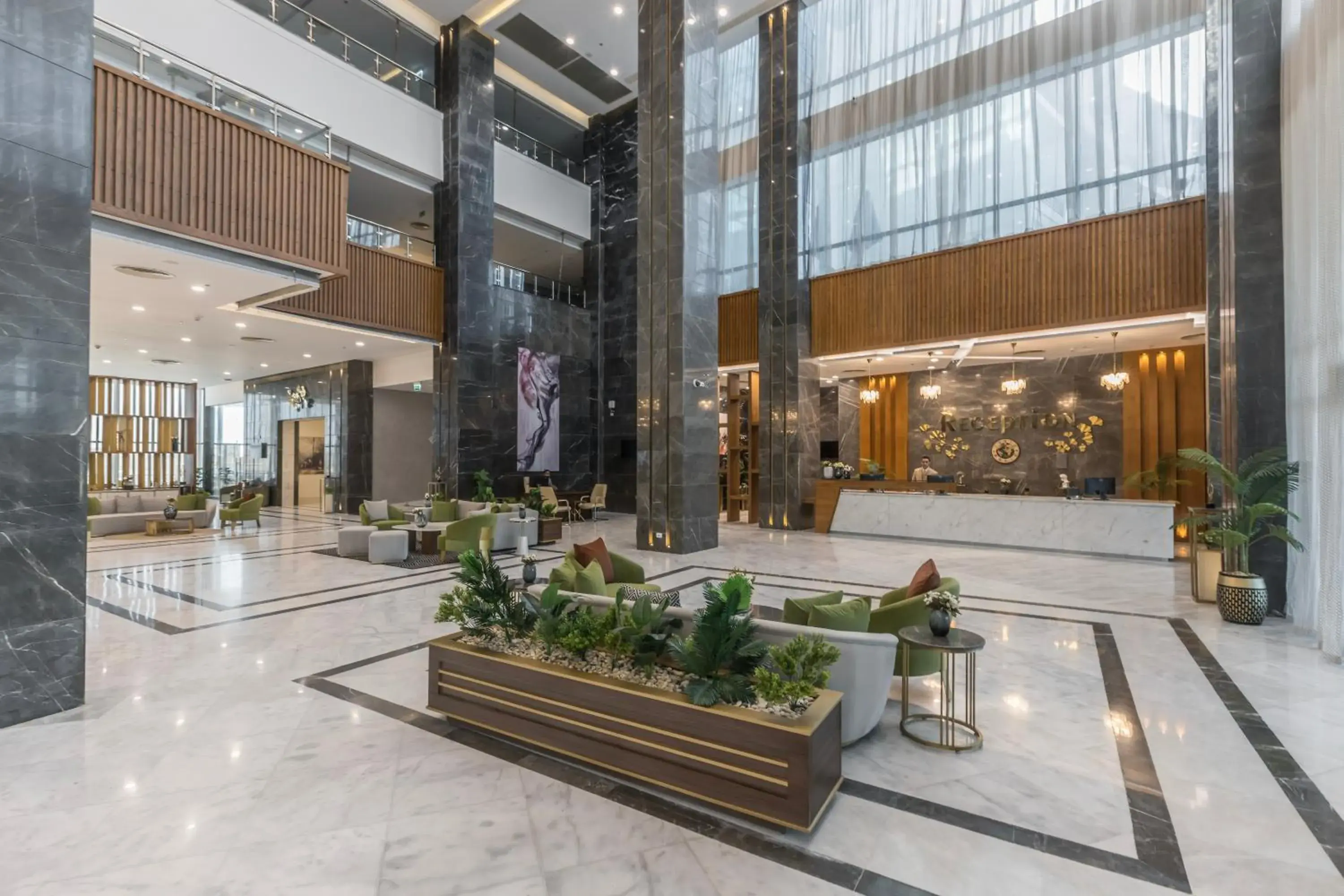 Lobby or reception in Gewan White Beach Resort-New Alamein Lobby or reception in Gewan White Beach Resort-New Alamein