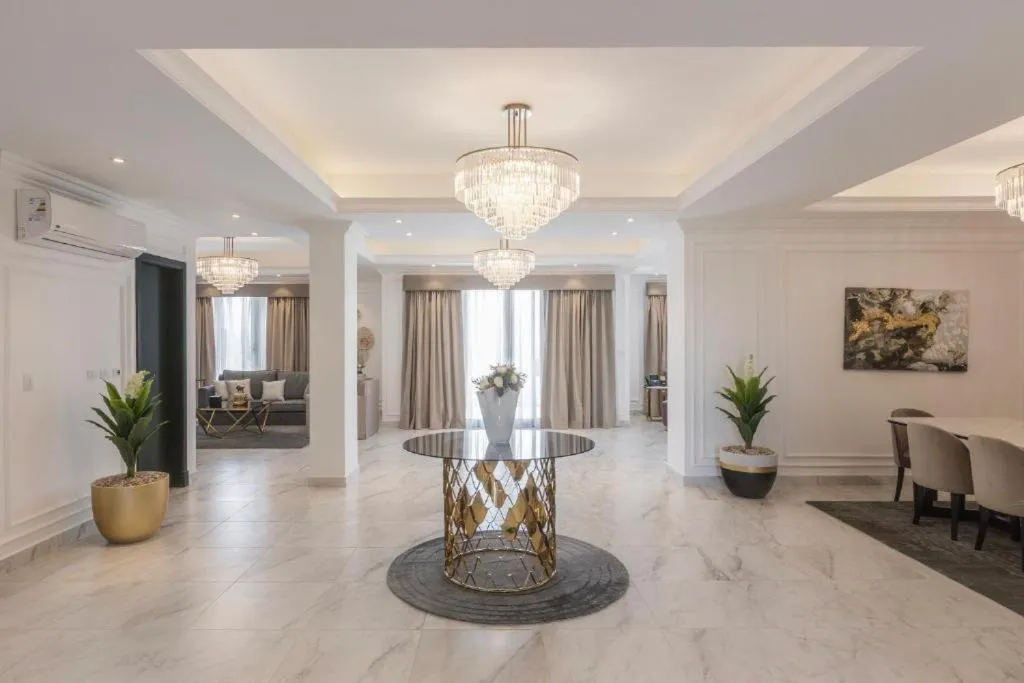 Living room in Gewan White Beach Resort-New Alamein