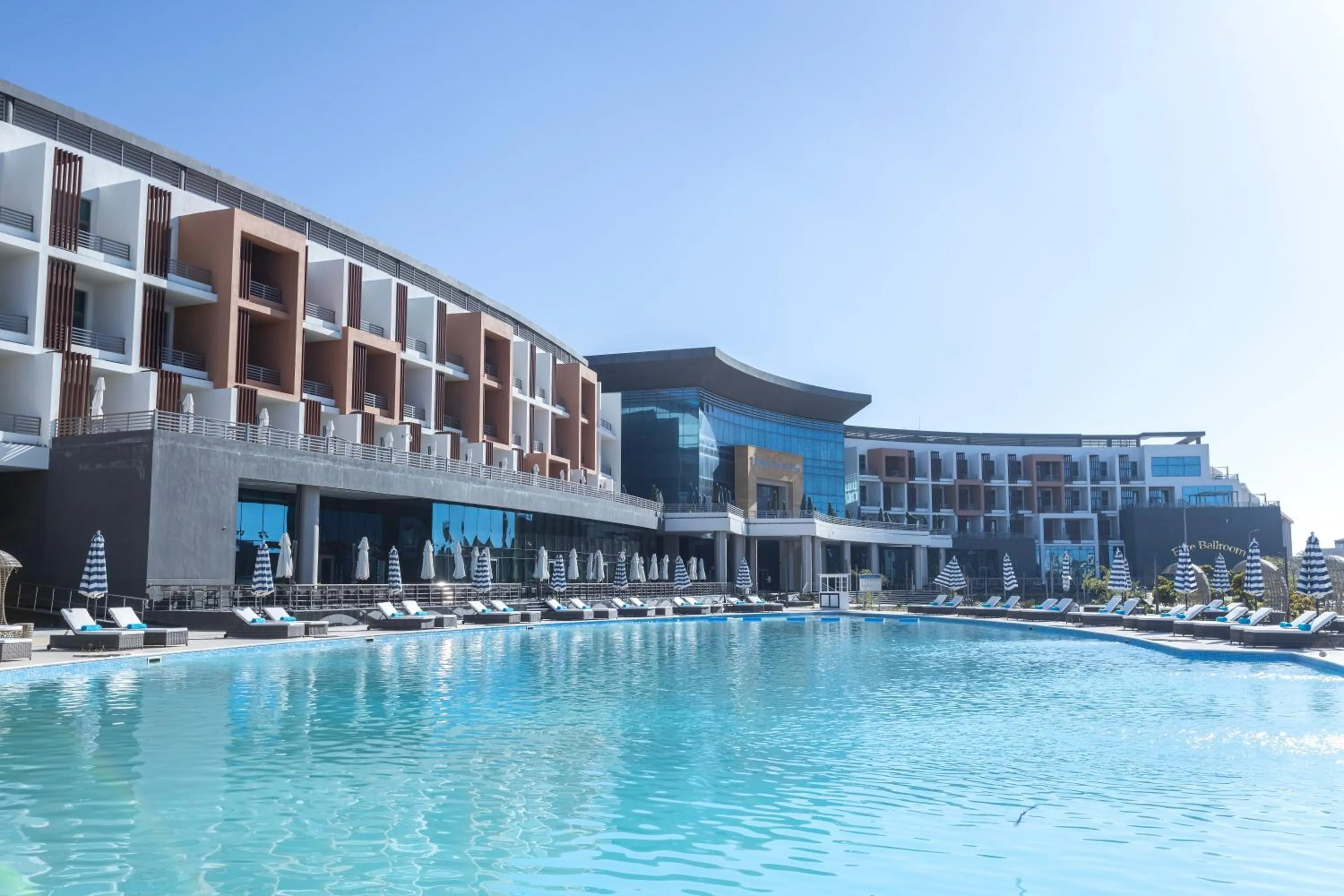 Swimming pool in Gewan White Beach Resort-New Alamein