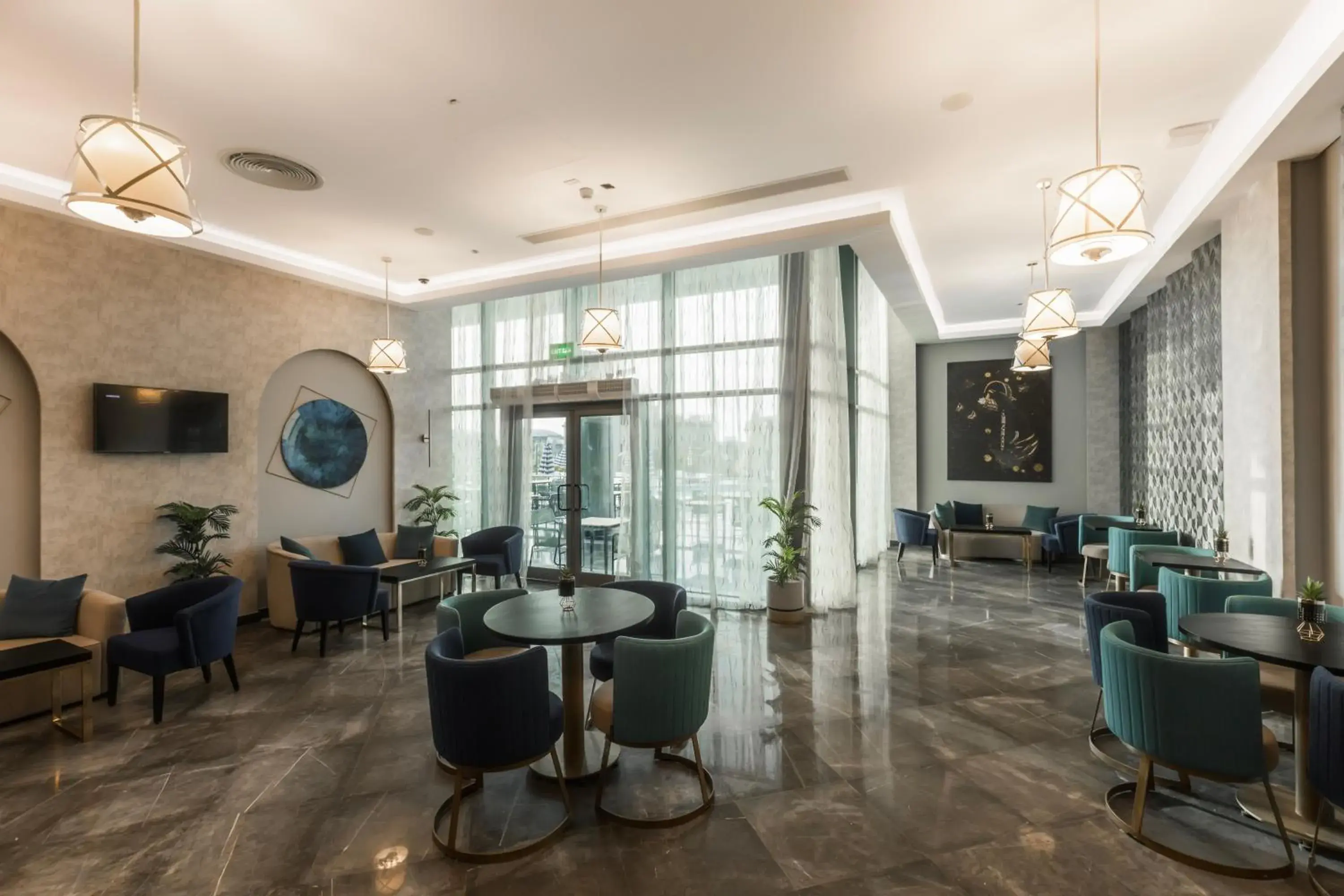 Lounge or bar in Gewan White Beach Resort-New Alamein Lounge or bar in Gewan White Beach Resort-New Alamein