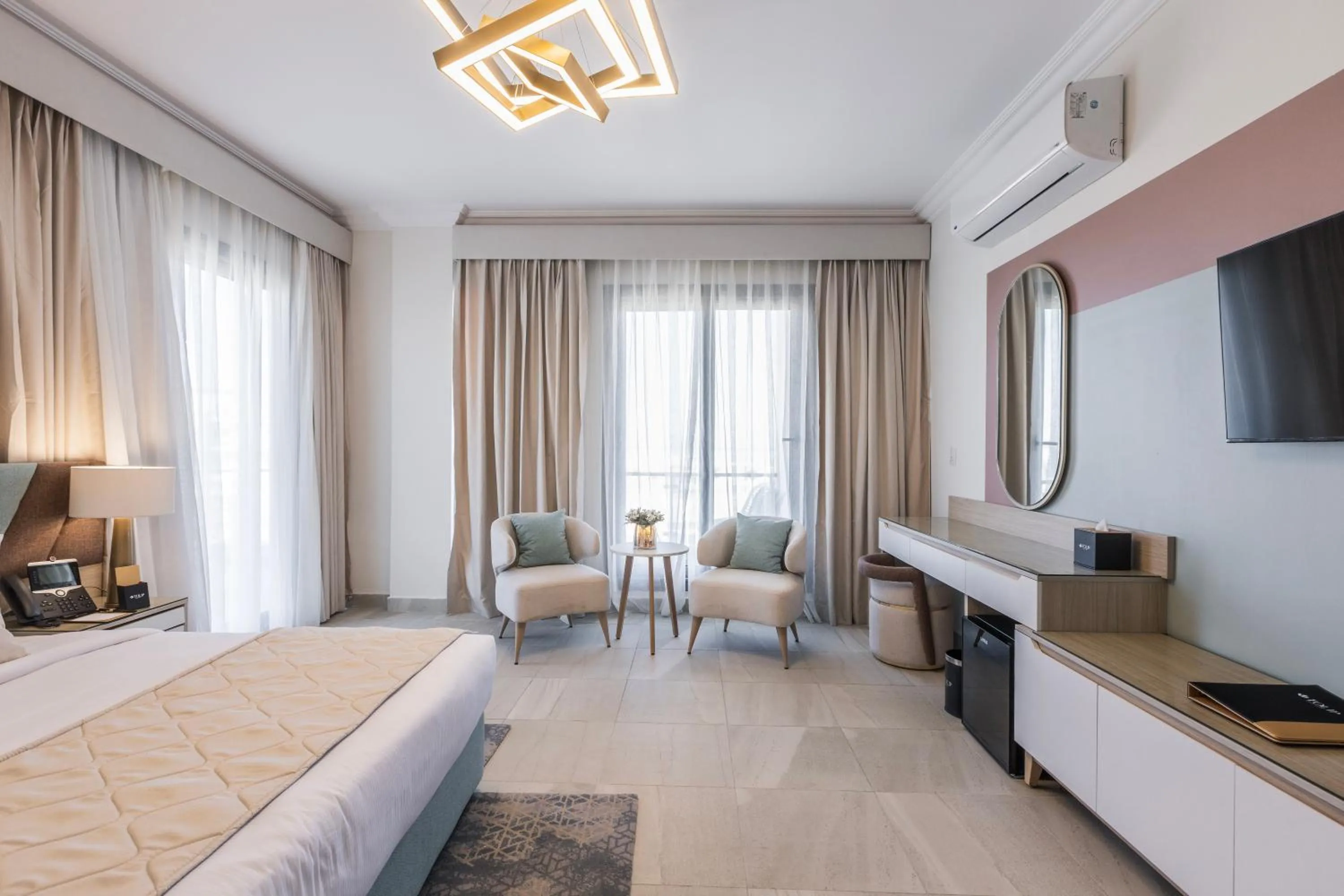 Bed in Gewan White Beach Resort-New Alamein