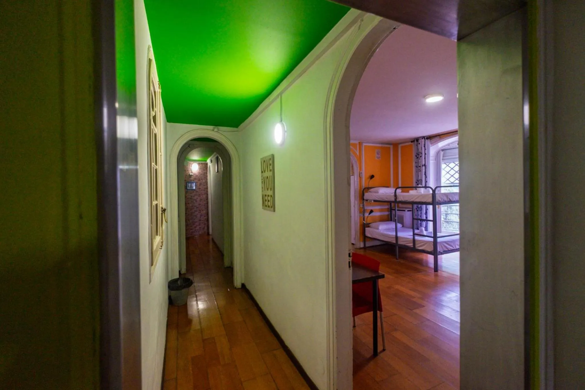 Bed in Diagonal House Hostel