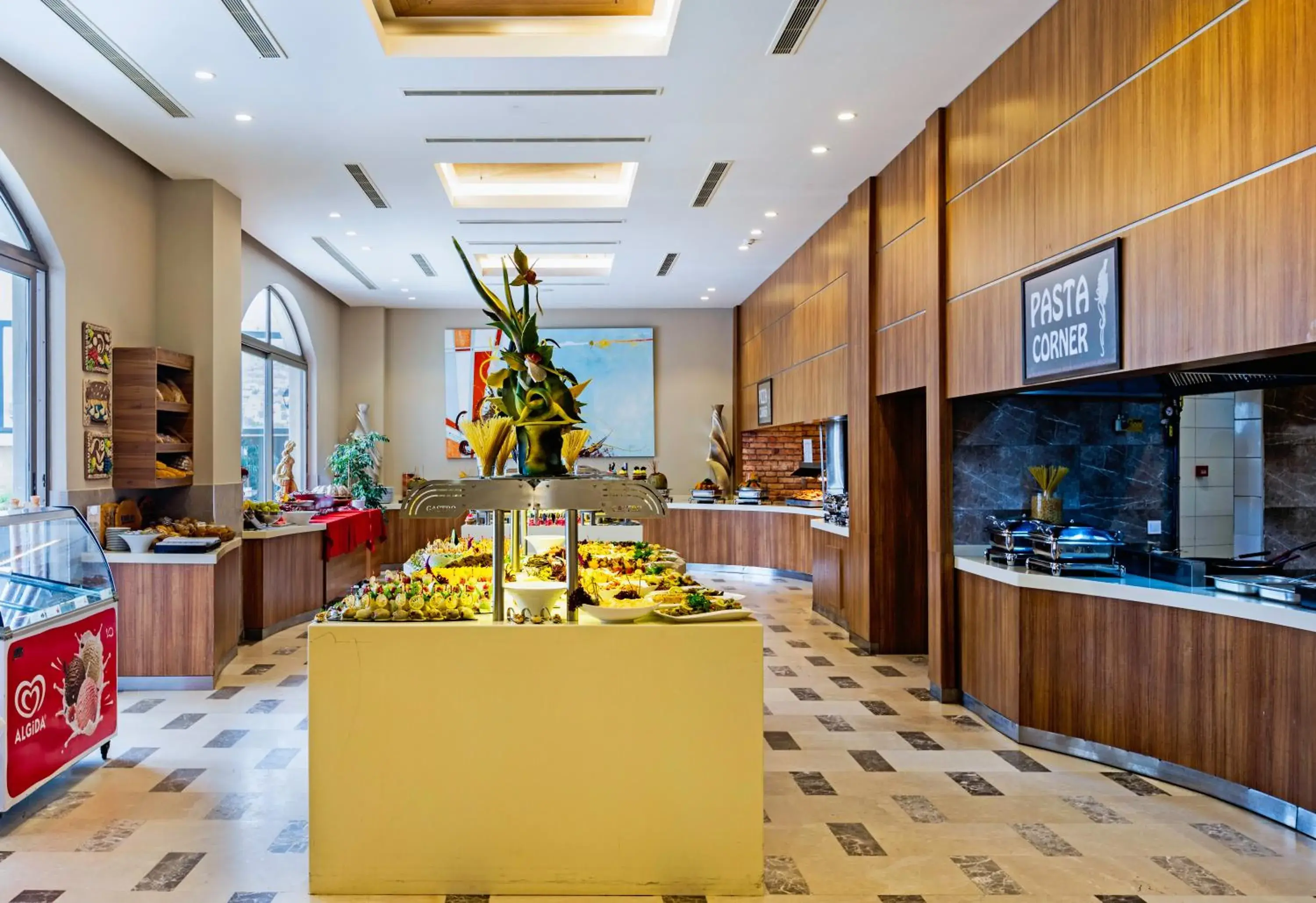 Buffet breakfast in My Ella Bodrum Resort & Spa Buffet breakfast in My Ella Bodrum Resort & Spa