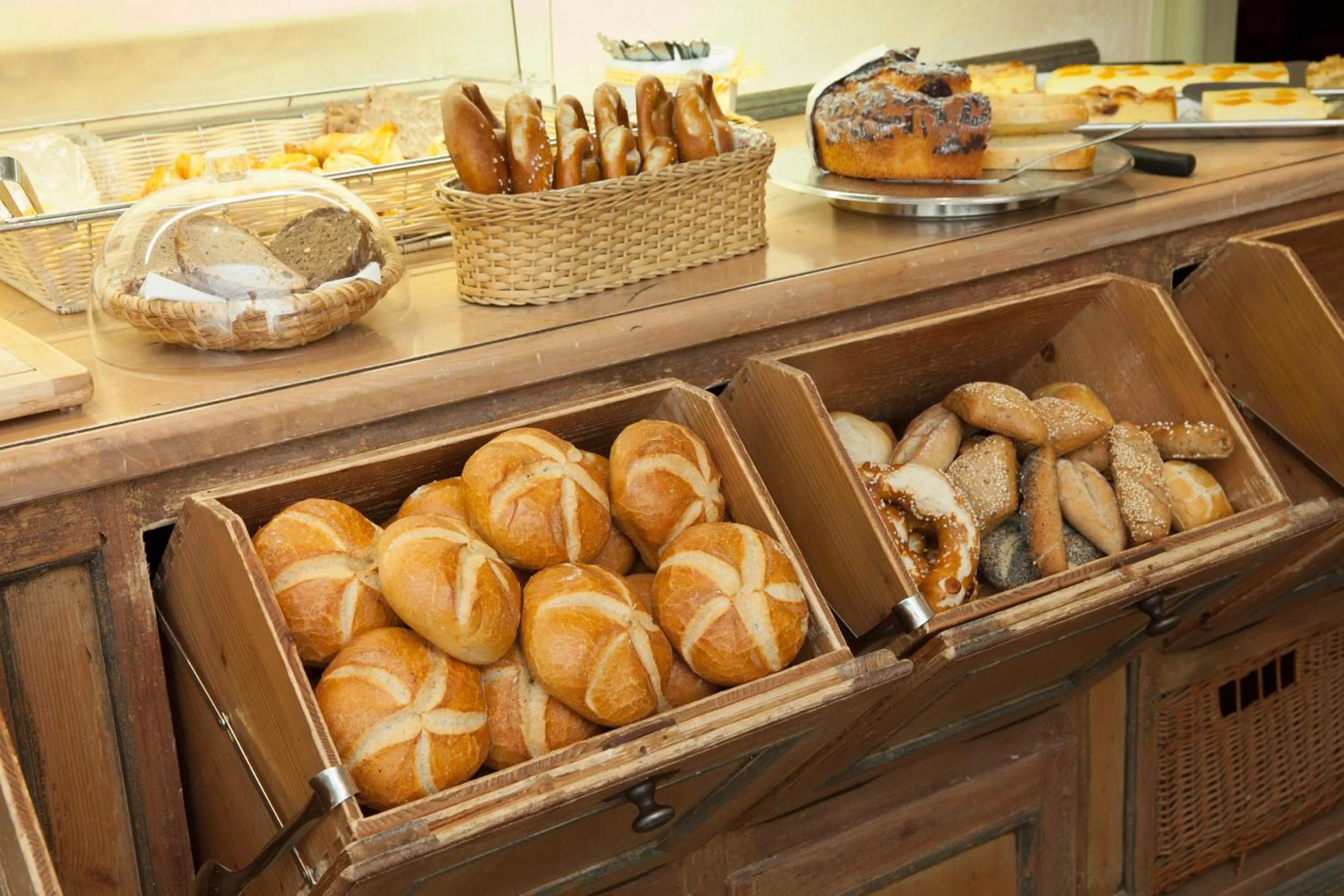 Buffet breakfast in Hotel Gasthof Alte Post Holzkirchen