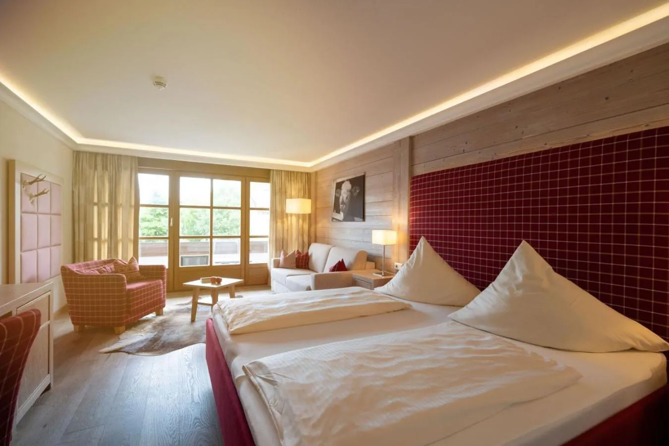 Photo of the whole room, Bed in Hotel Gasthof Alte Post Holzkirchen