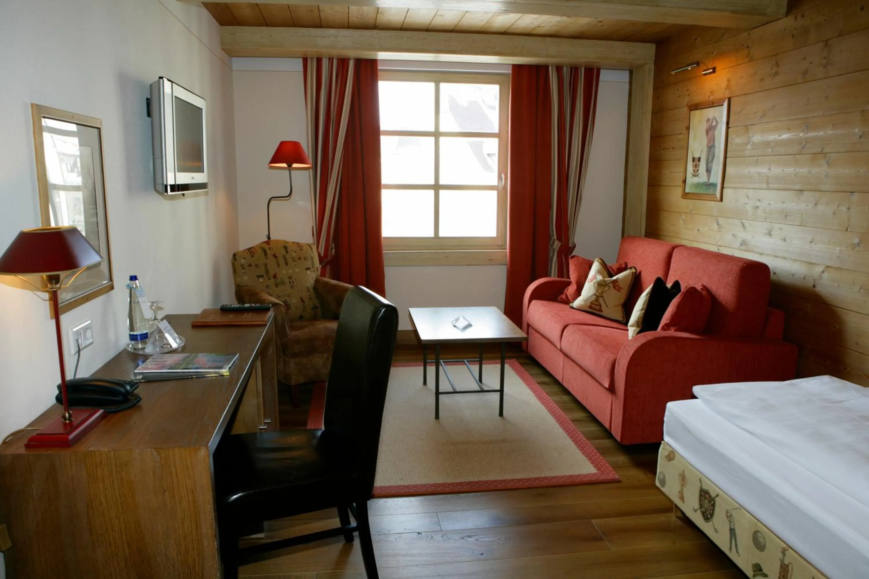 Photo of the whole room, Bed in Hotel Gasthof Alte Post Holzkirchen