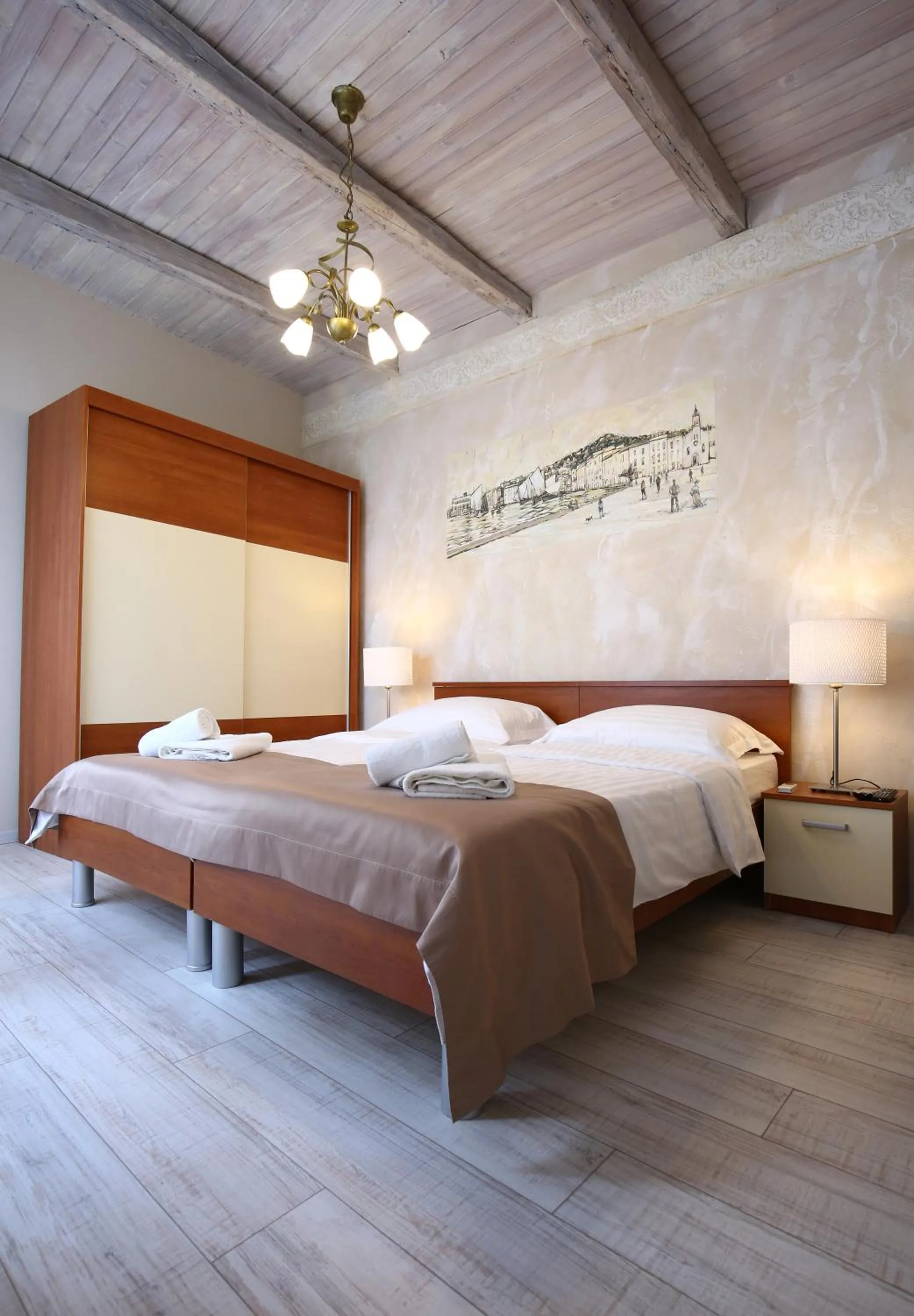 Bed in Luxury Lidija Rooms