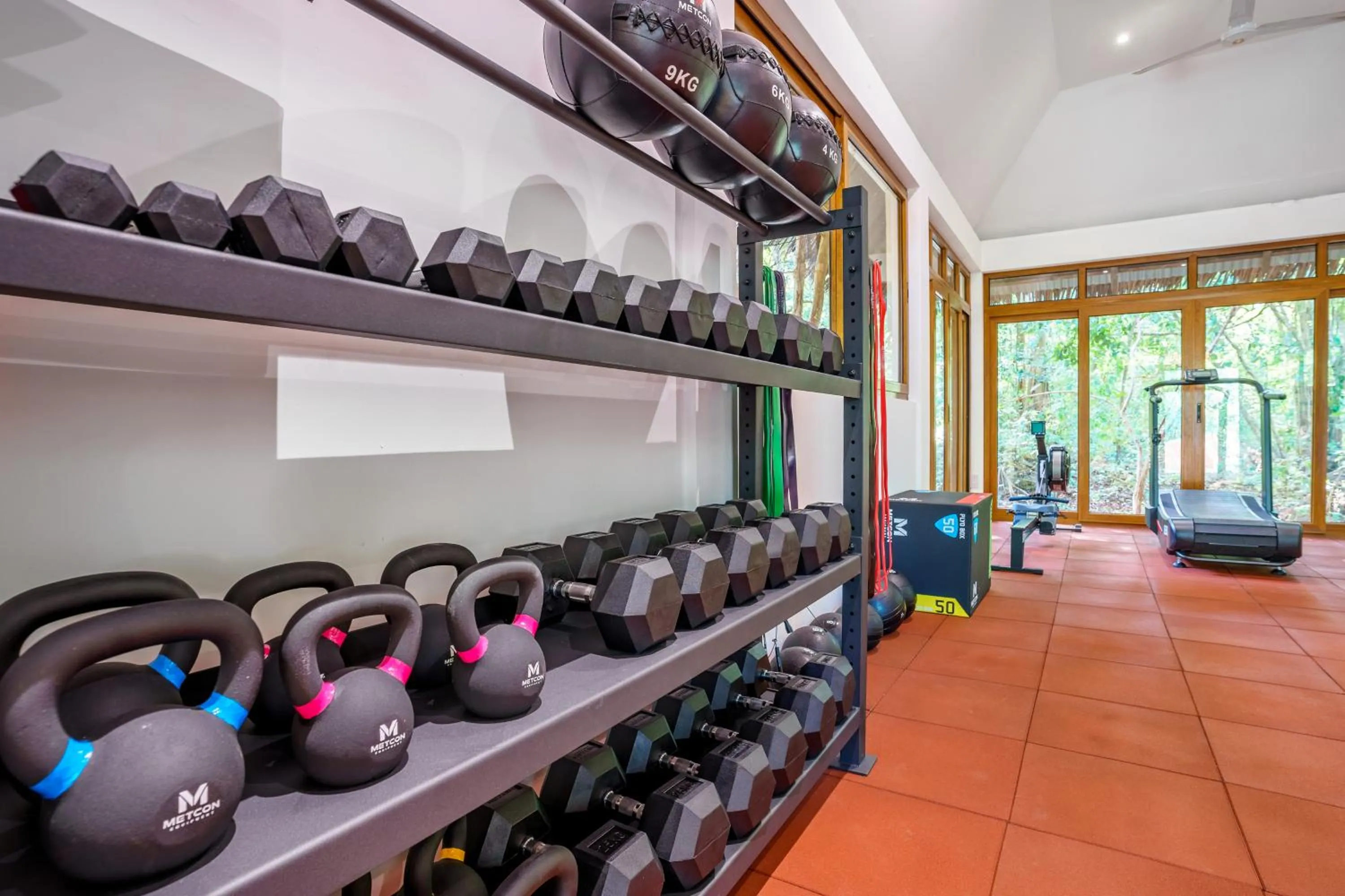 Fitness centre/facilities in Nomad Beach Resort
