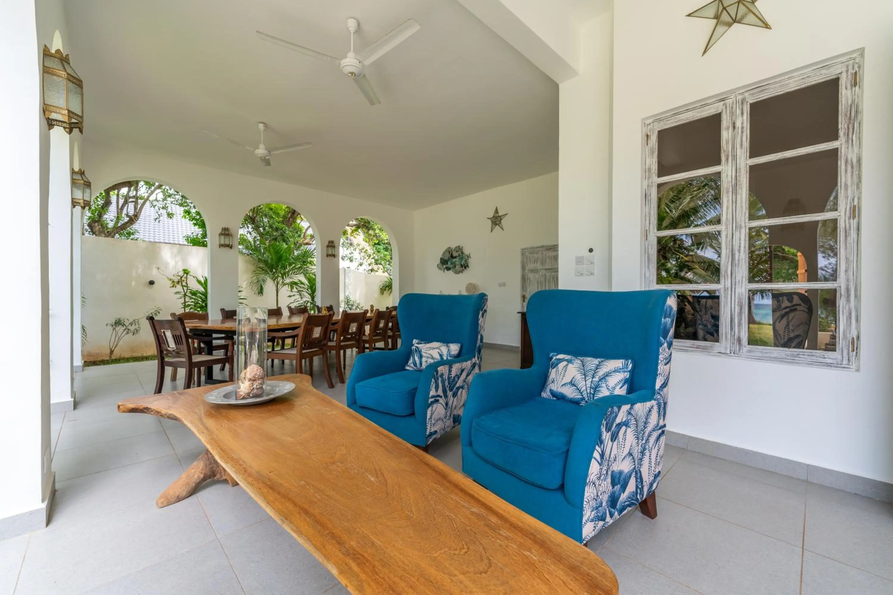 Seating area in Nomad Beach Resort