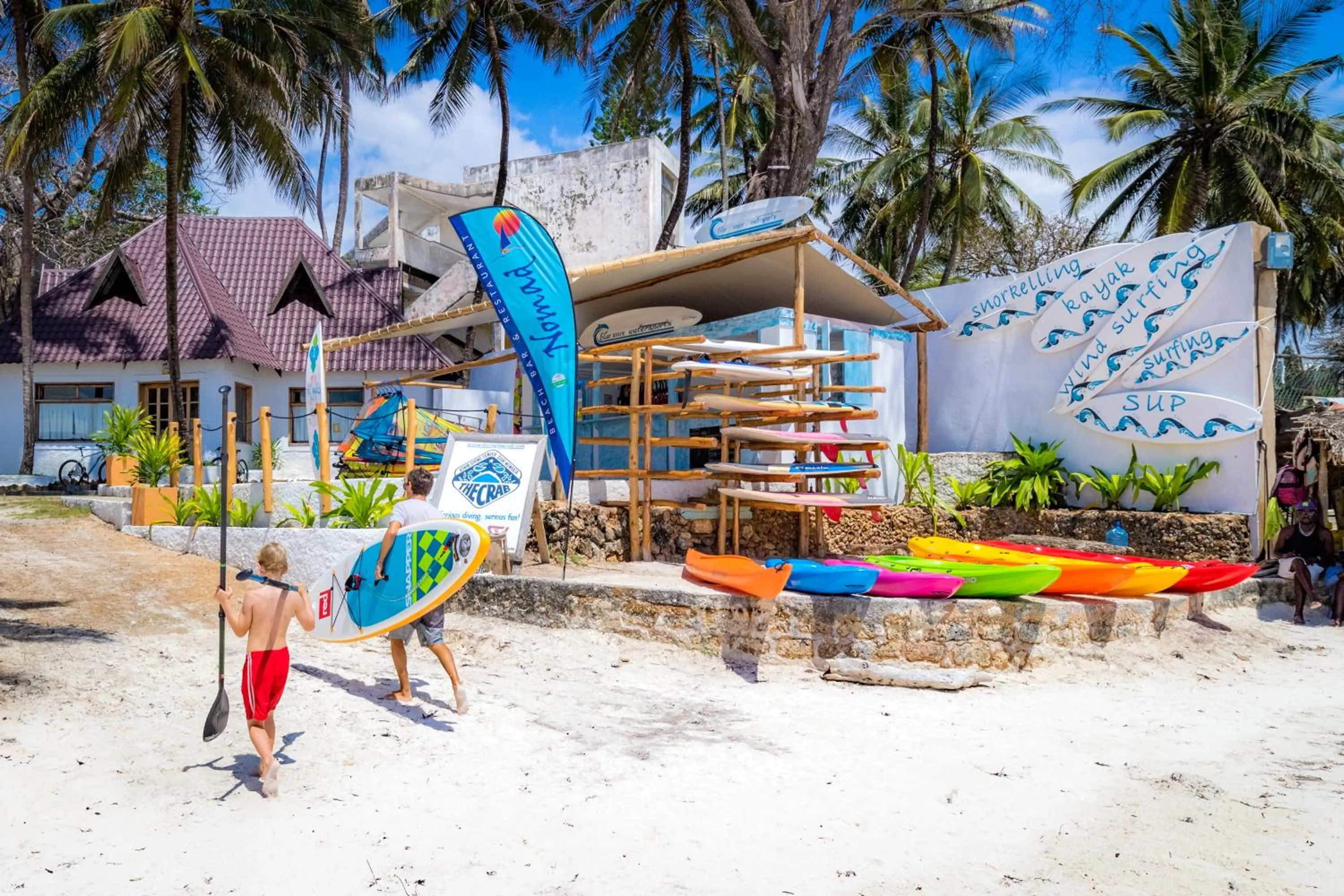 Windsurfing in Nomad Beach Resort