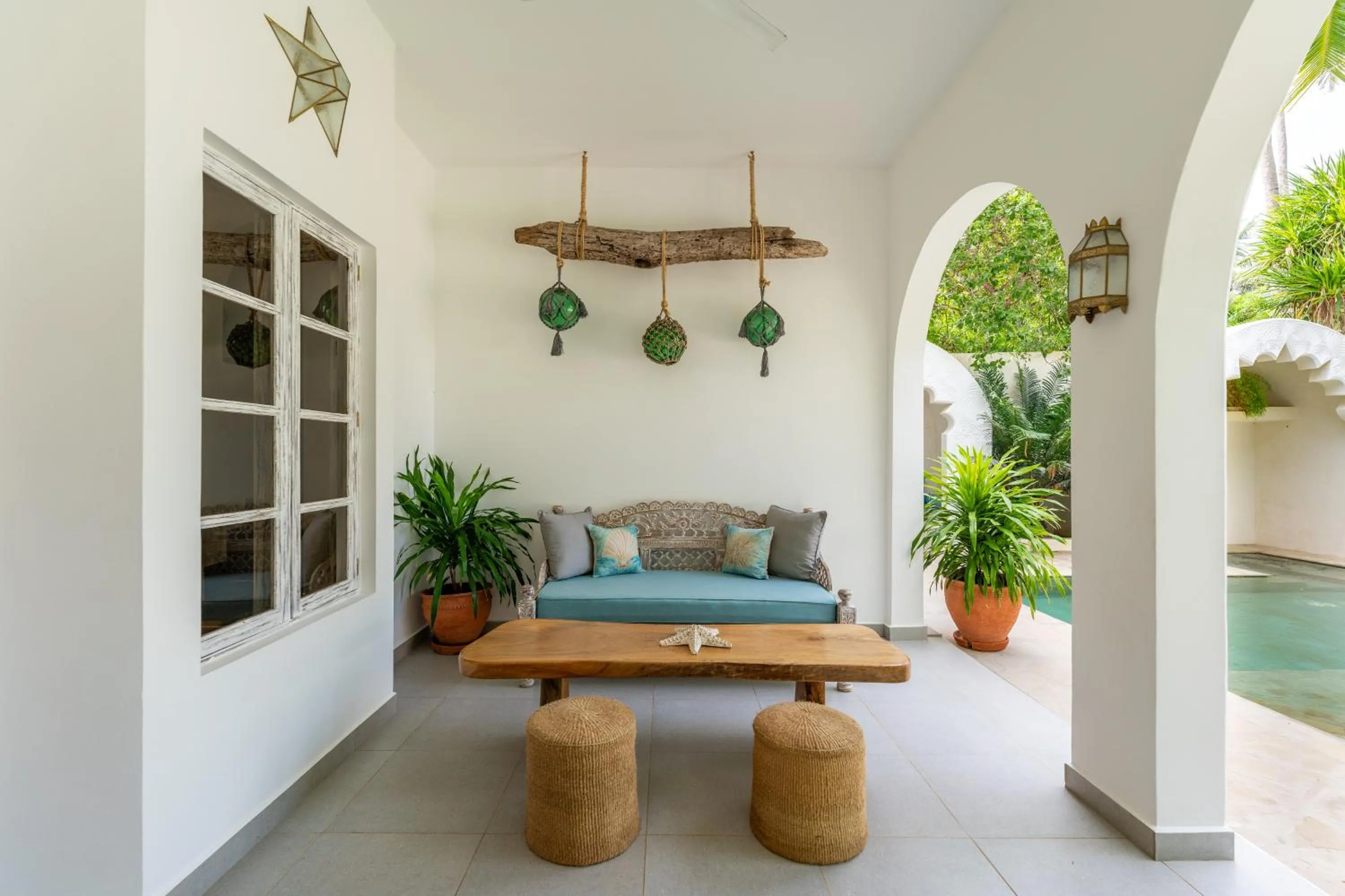 Seating area in Nomad Beach Resort