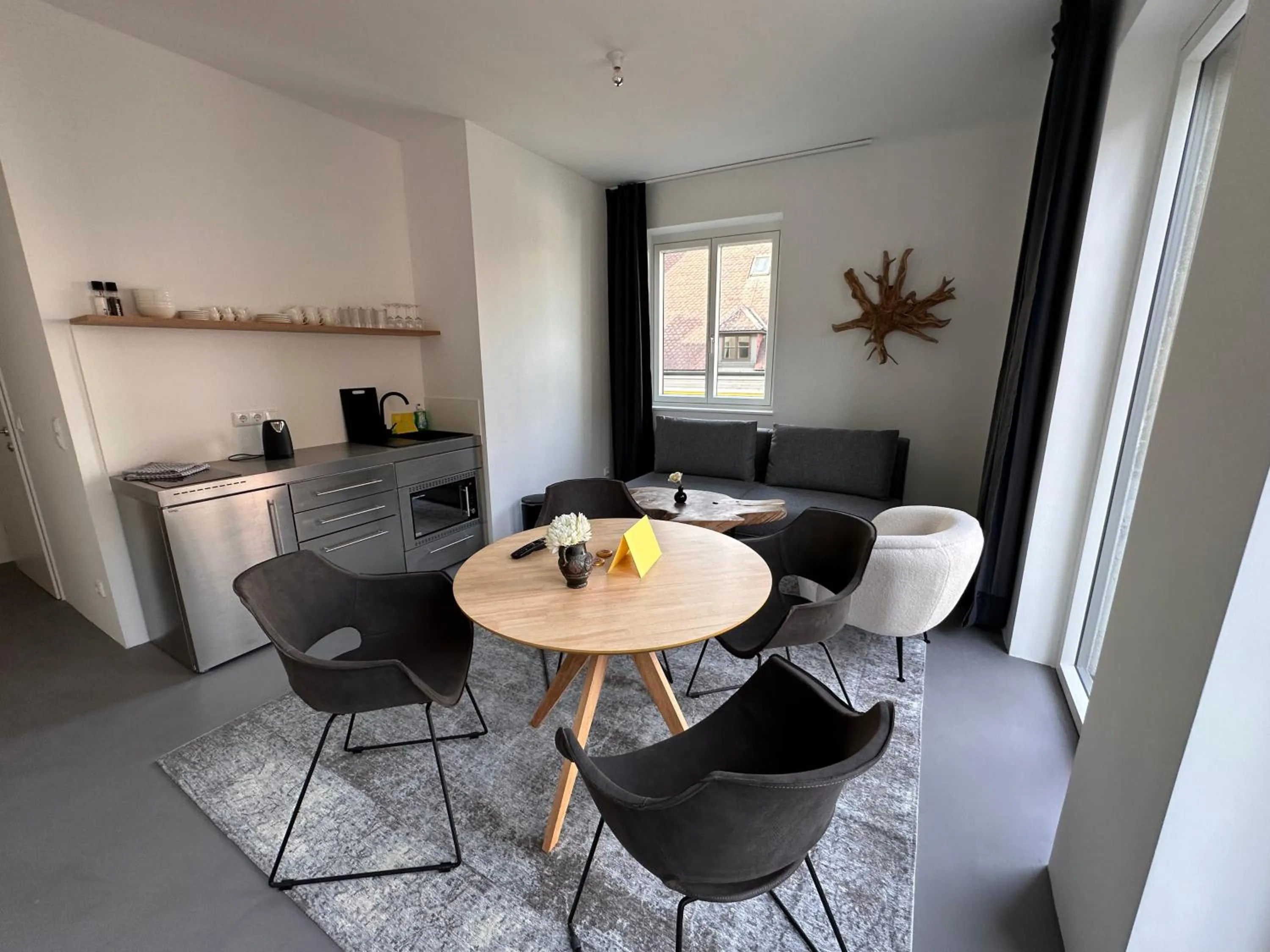 Kitchen or kitchenette in Rilke Apartments