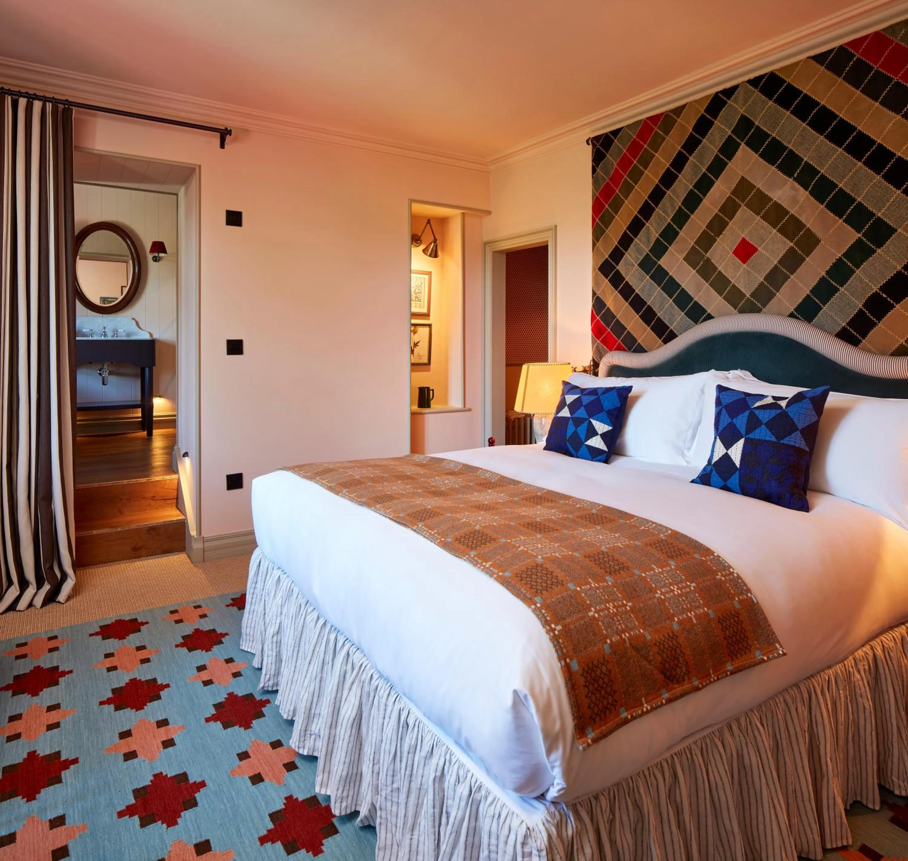 Bed in Penmaenuchaf Hotel